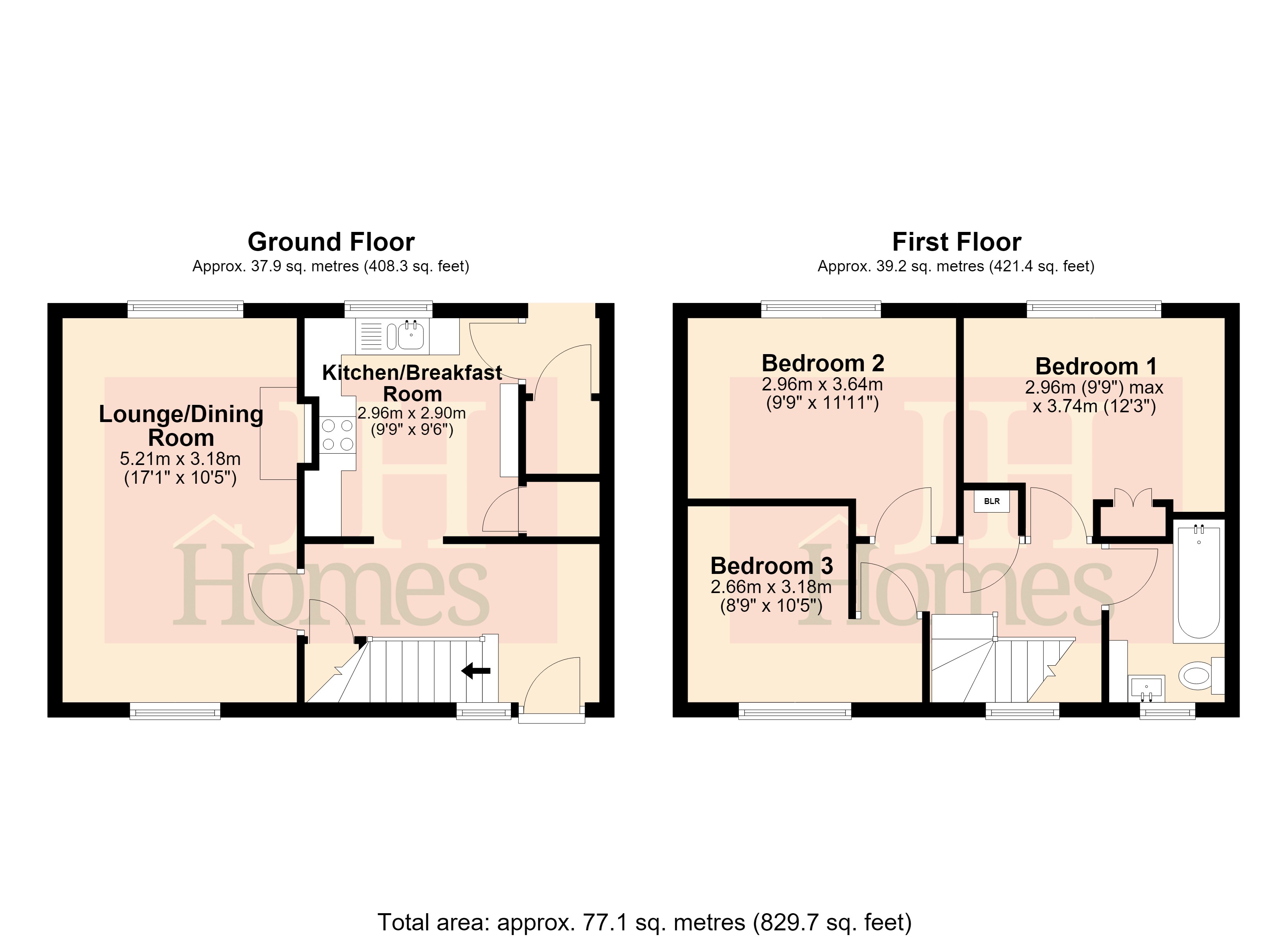76, Bridgegate Avenue, Barrow-in-Furness floorplan