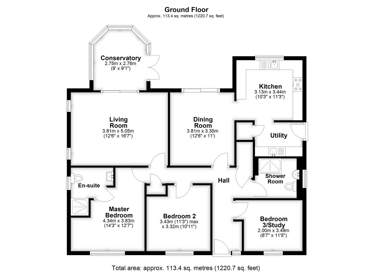 29, Badgers Walk, Easton-In-Gordano floorplan