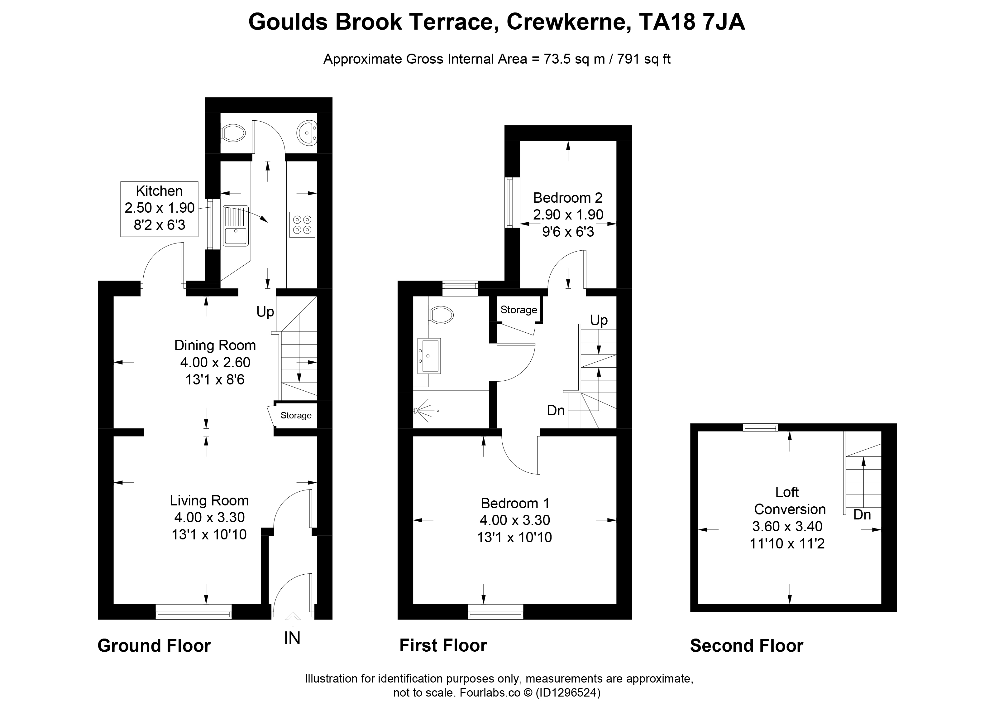 5, Goulds Brook Terrace, Crewkerne floorplan