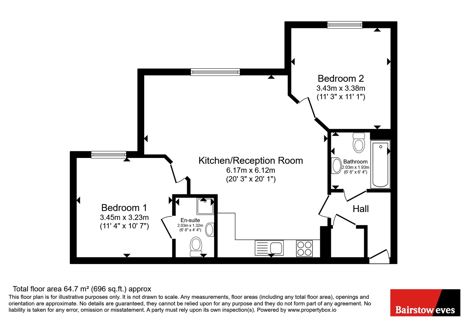 Apartment 51, Brook Court,, Player Street, Nottinghamshire floorplan