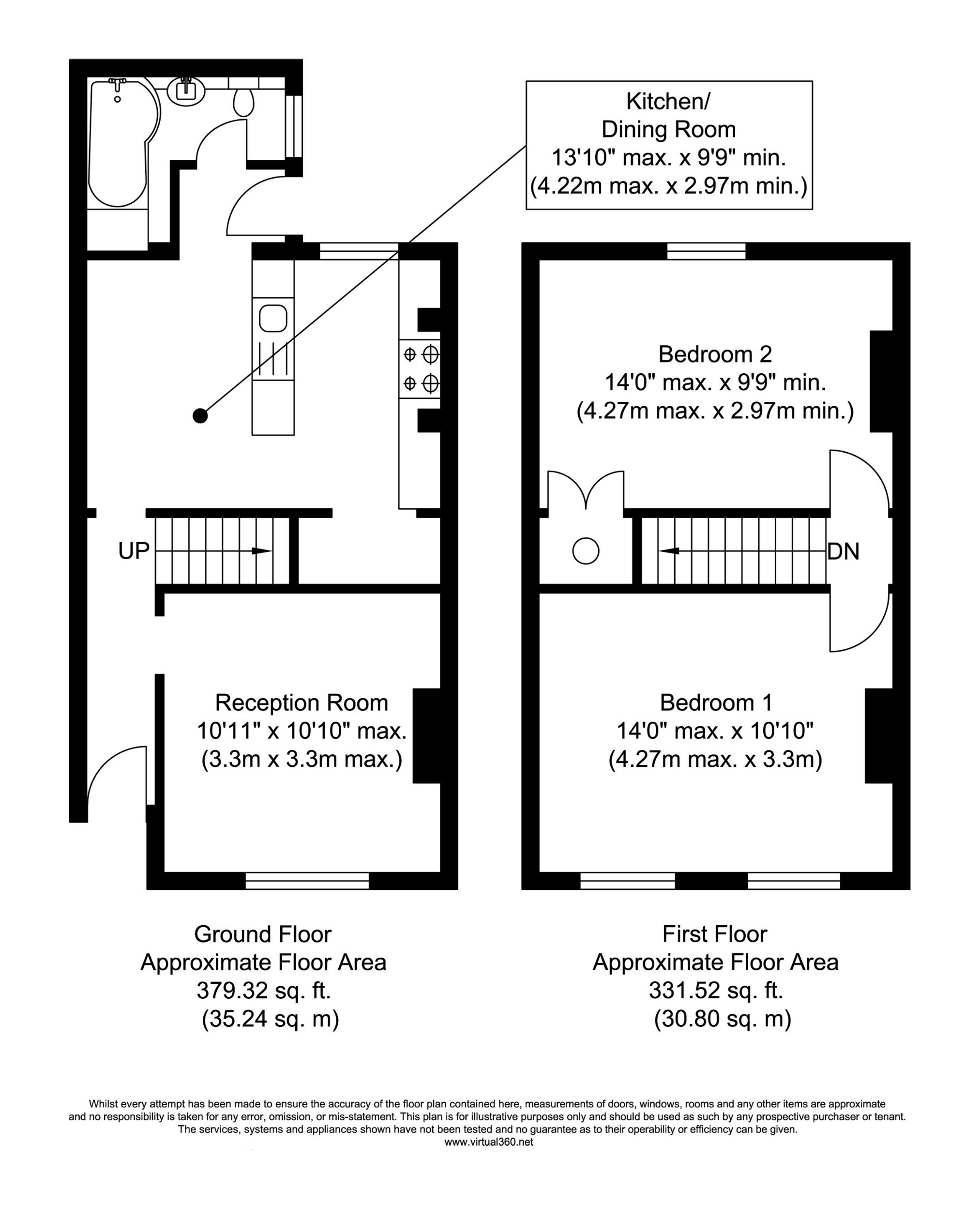 31, Lysons Road, Aldershot floorplan
