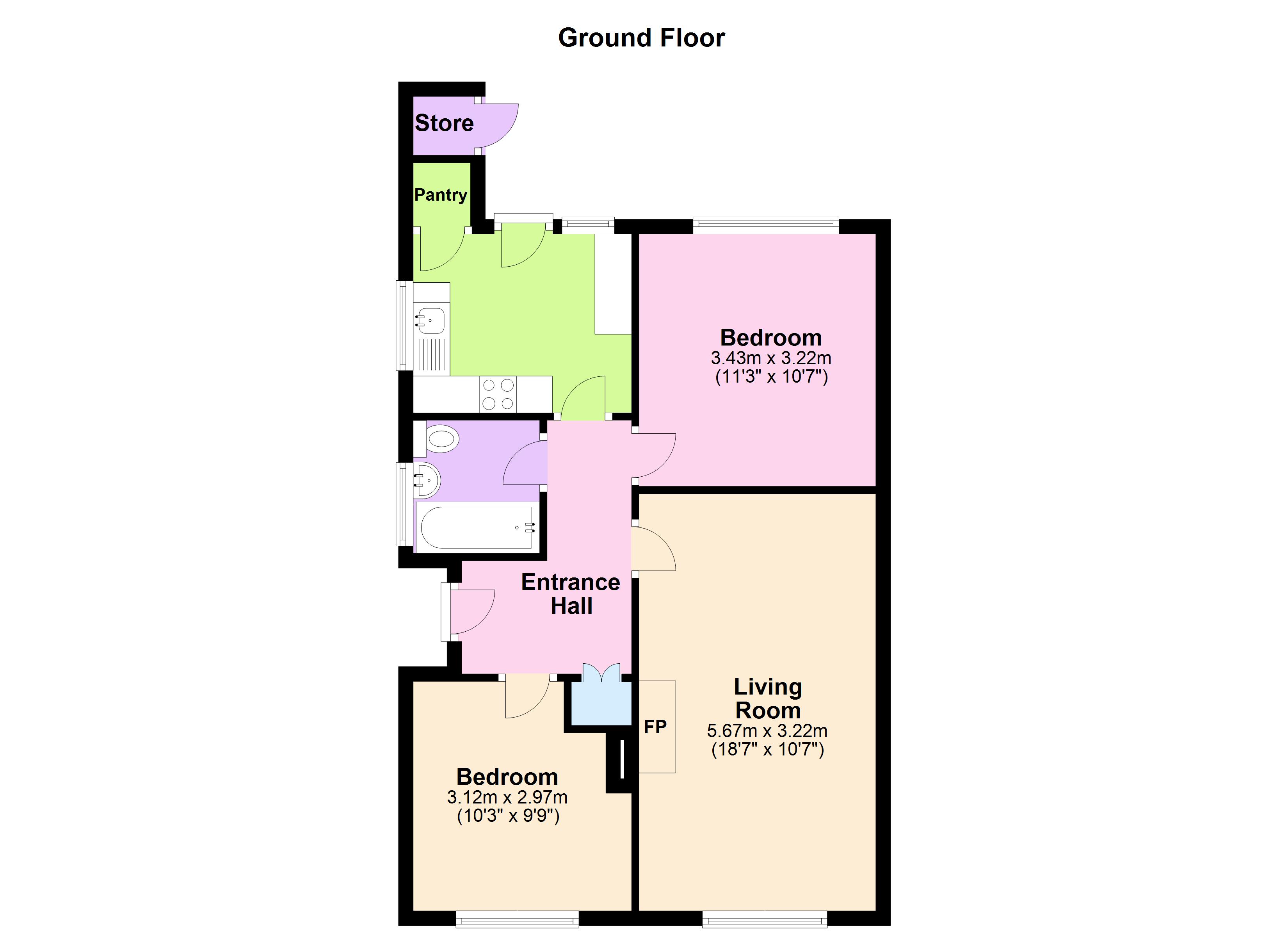 50, Seaburn Road, Nottingham floorplan