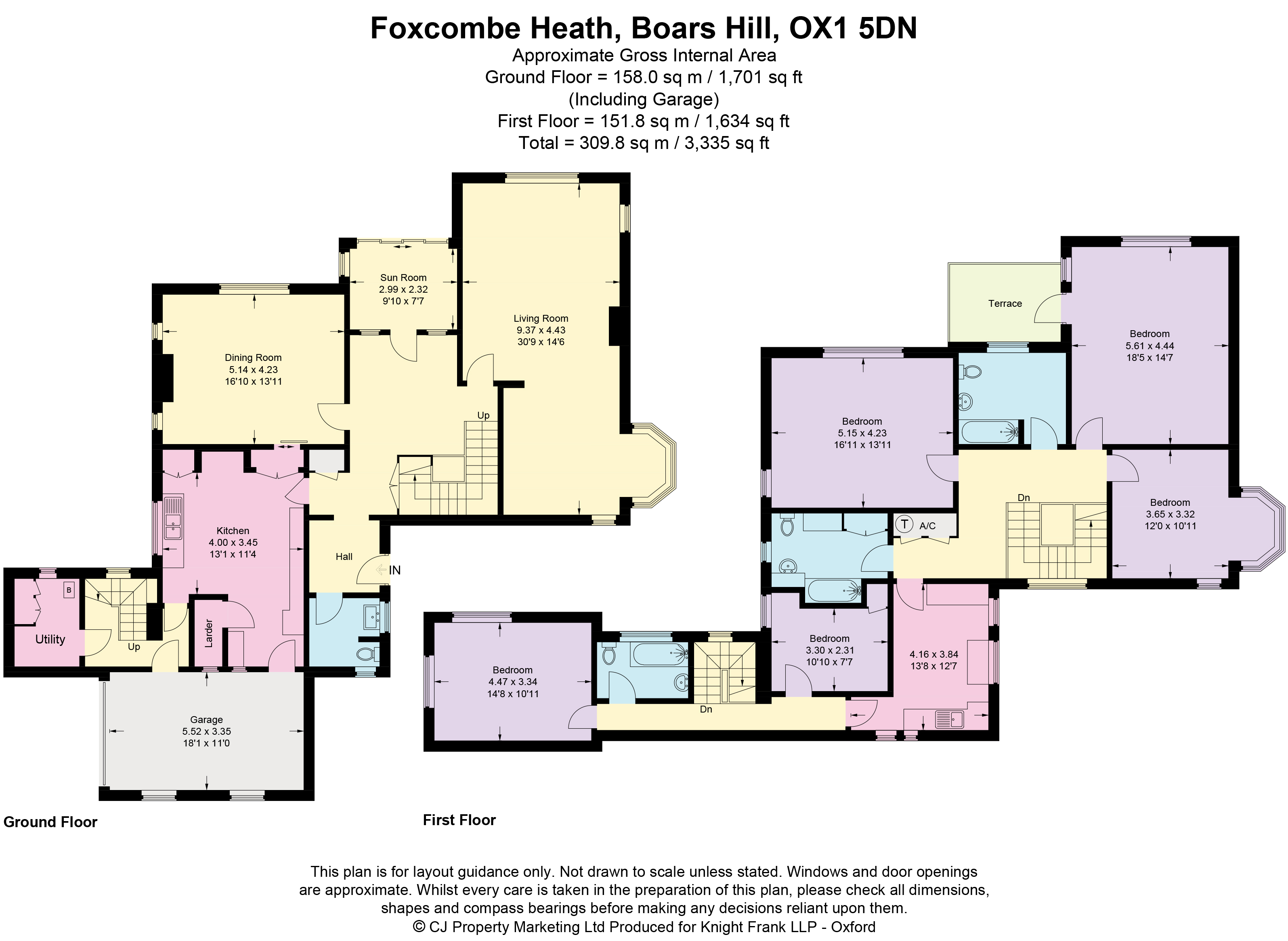 Fox Lane, Oxford floorplan