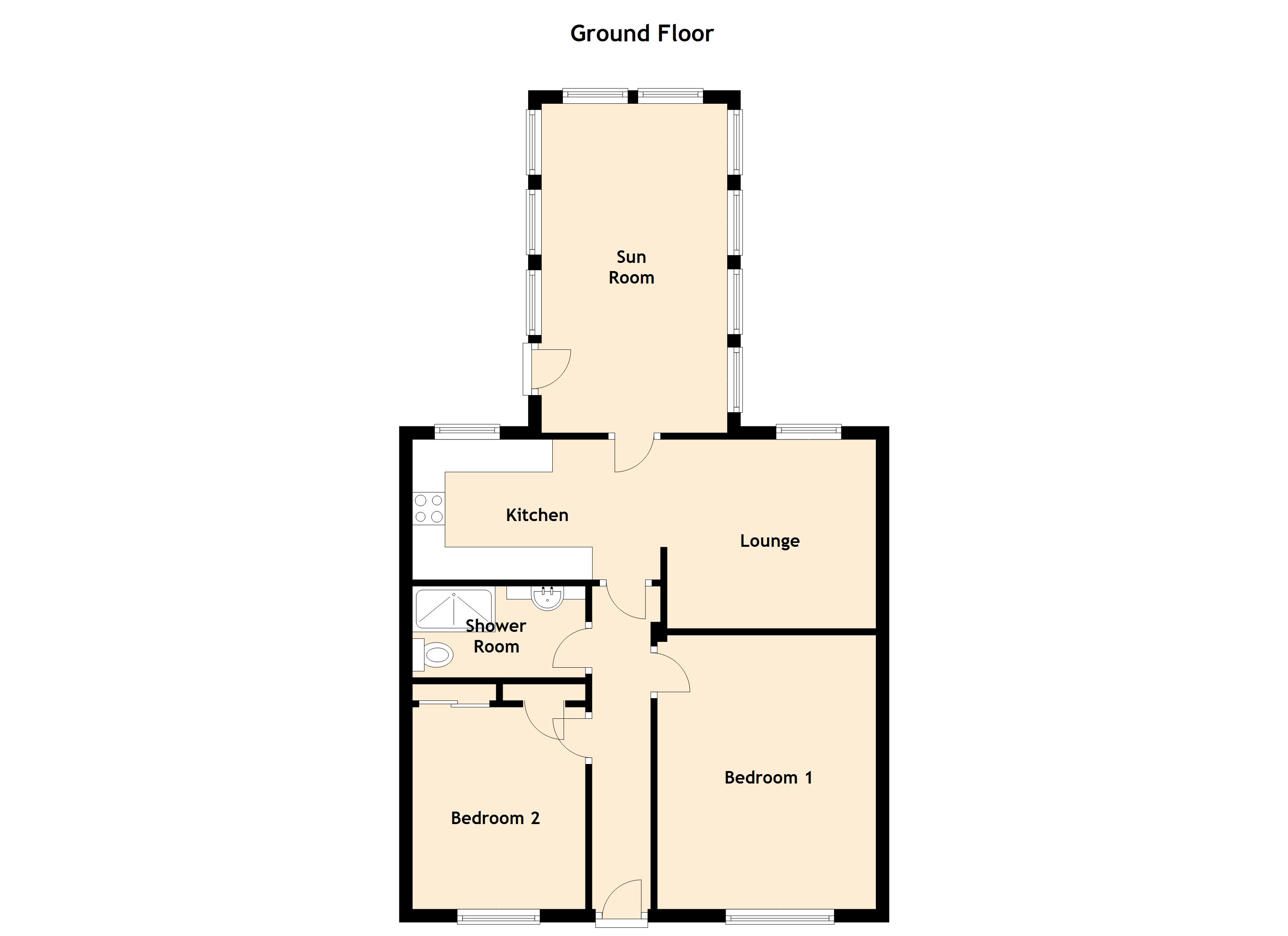 2 Bedrooms Semi-detached bungalow for sale in The Glebe, Crail, Fife KY10