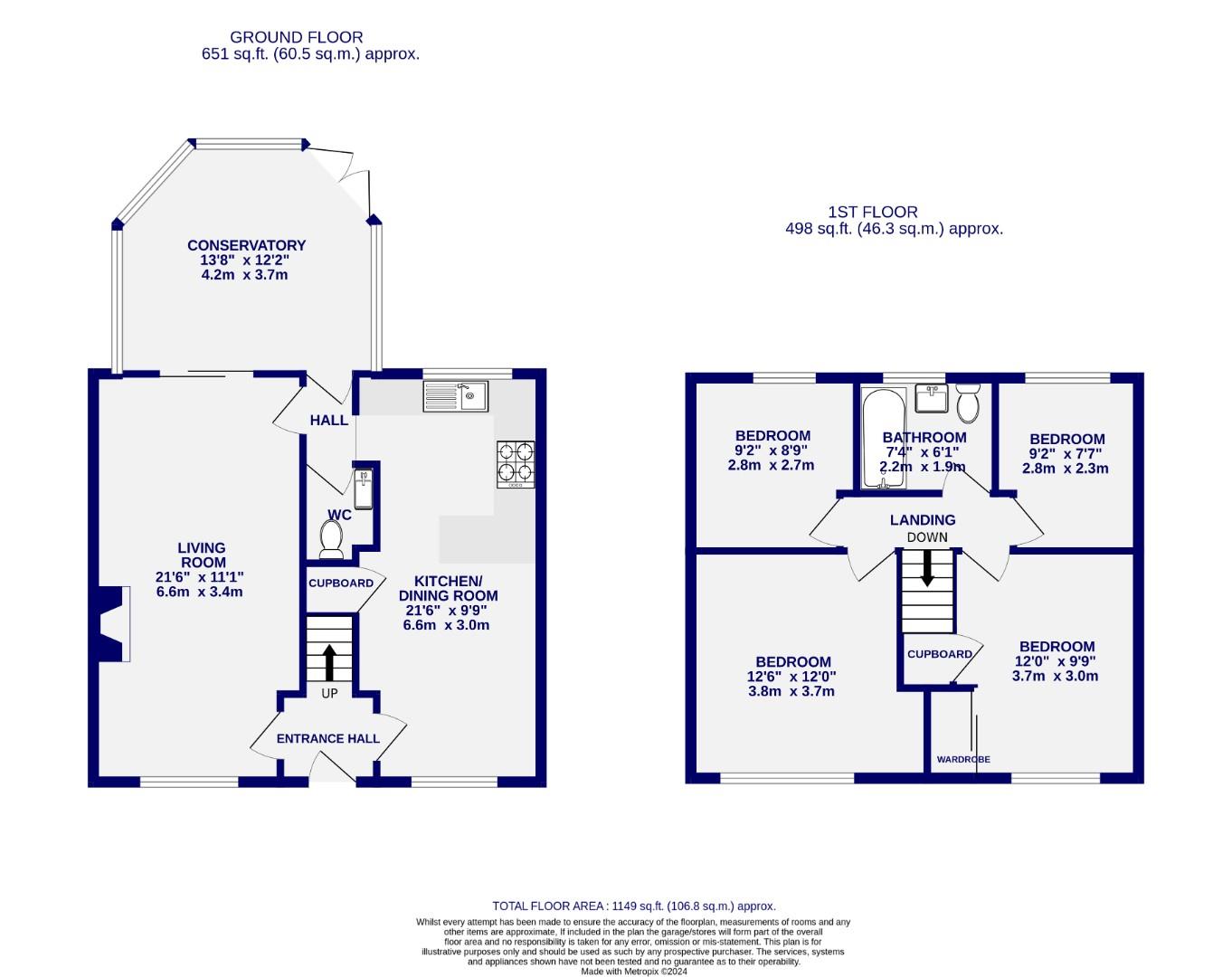Eden Close, York floorplan