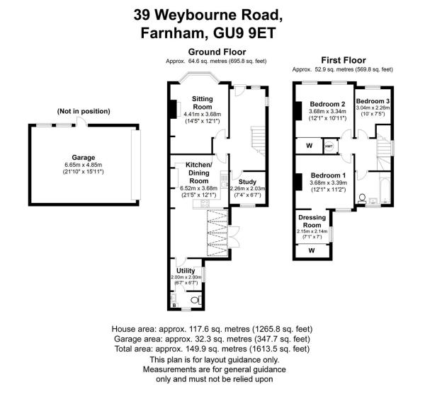 3 bed semidetached house for sale in Weybourne Road, Farnham GU9 Zoopla