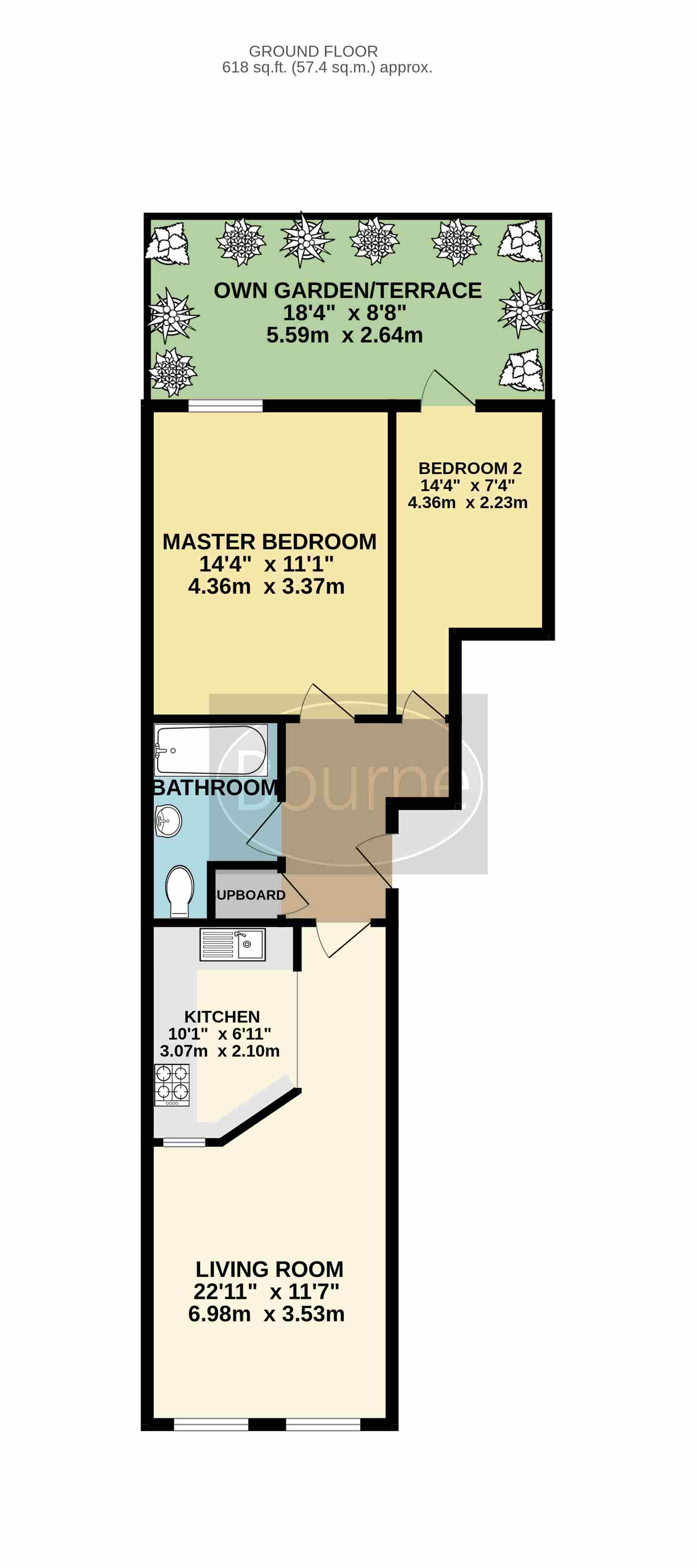 2 Hopkiln,, Weydon Lane, Farnham floorplan