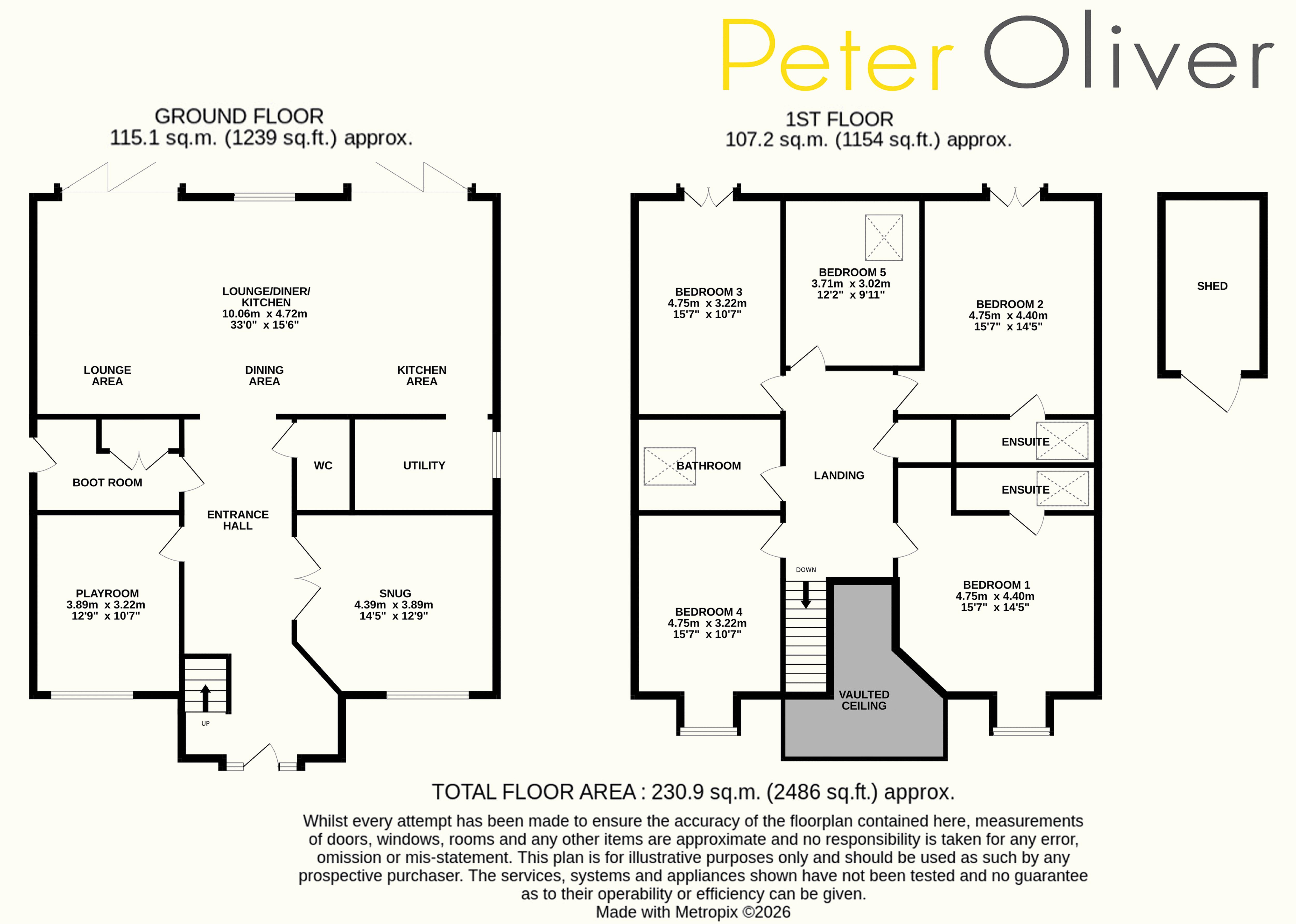 Kitcheners, Uckfield floorplan