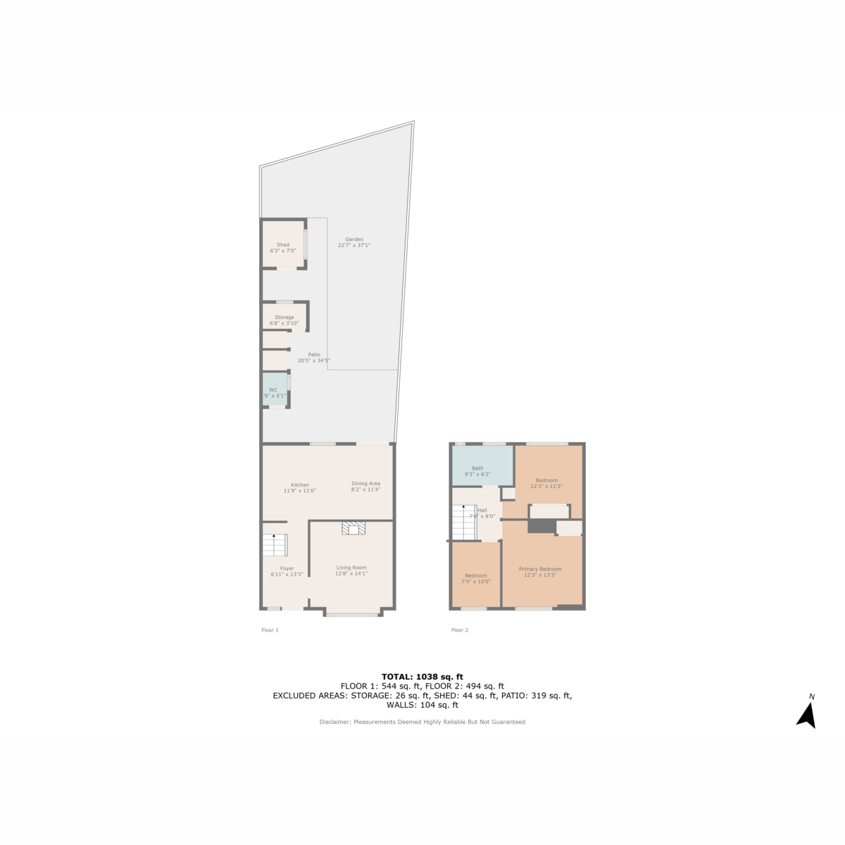 Oakleigh Way, Surrey, CR4 floorplan