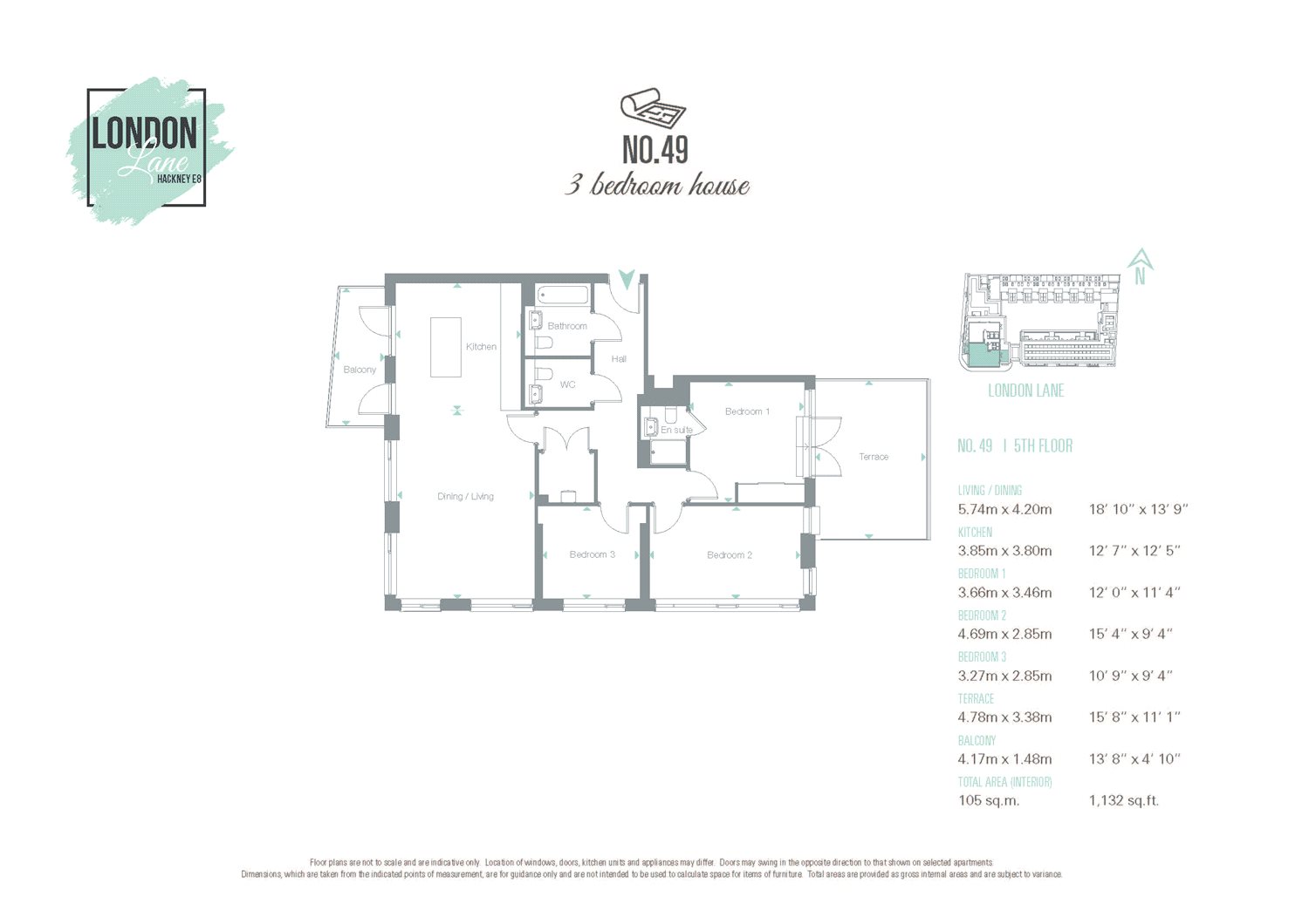 3 Bedrooms Flat for sale in London Lane, Hackney E8