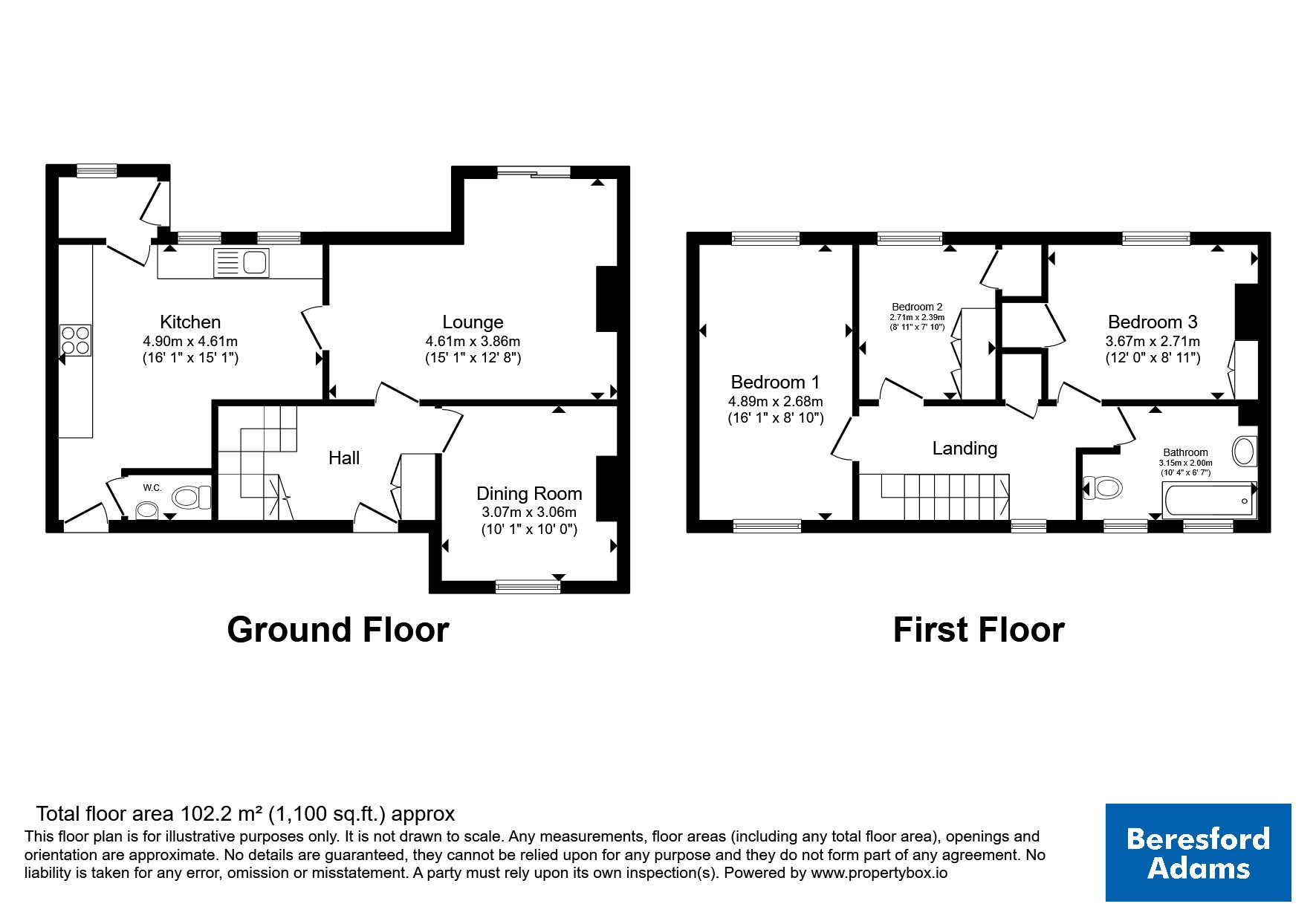 64, Pennant, Isle of Anglesey floorplan