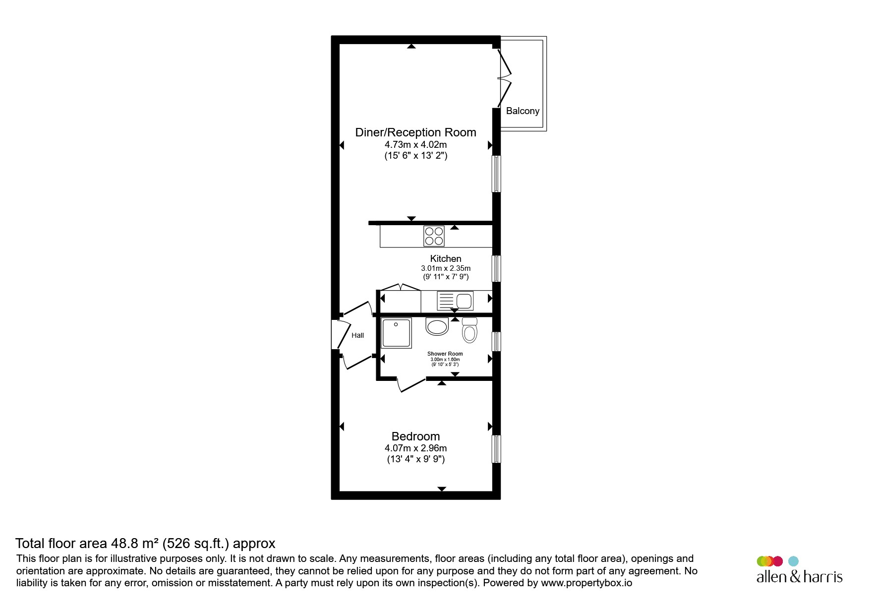 Apartment 18, St. Winefrides, Romilly Crescent, Cardiff floorplan