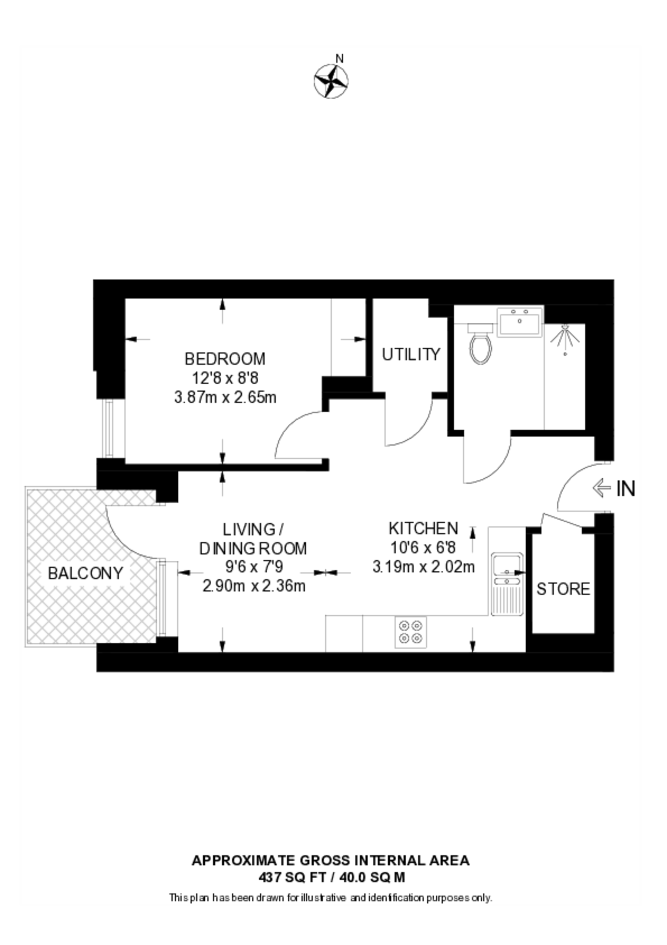 Brook Road, Wood Green floorplan