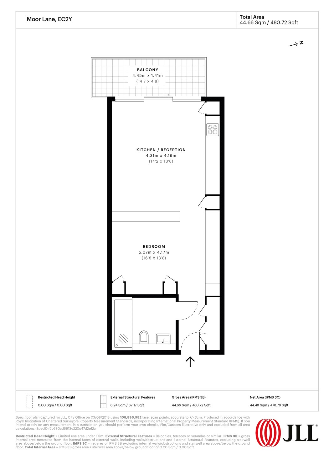 0 Bedrooms Studio to rent in The Heron, 5 Moor Lane, London EC2Y