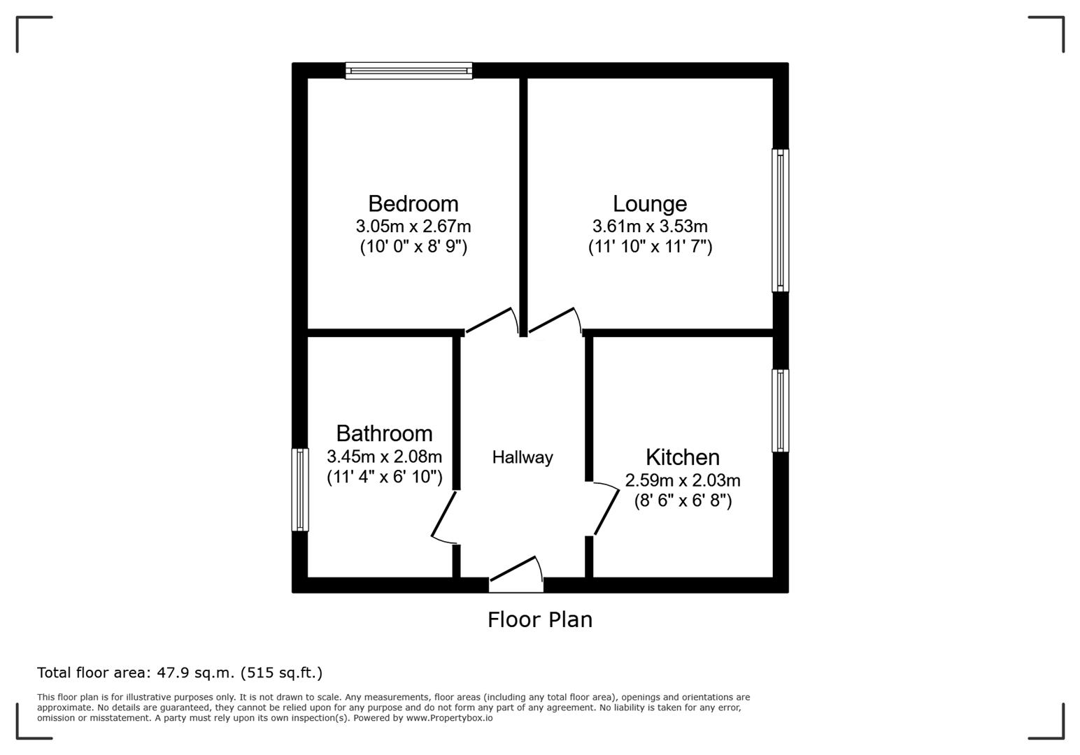 3 Ridgemount Court, Mountenoy Road, Rotherham floorplan
