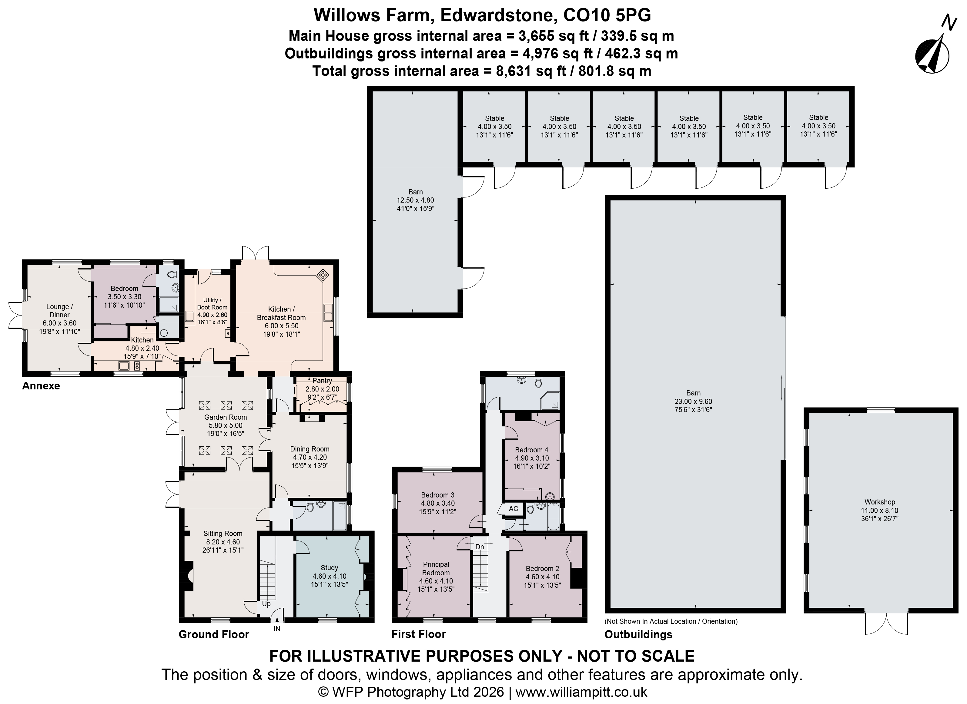 Willows Farm,, Willow Corner, Sudbury floorplan