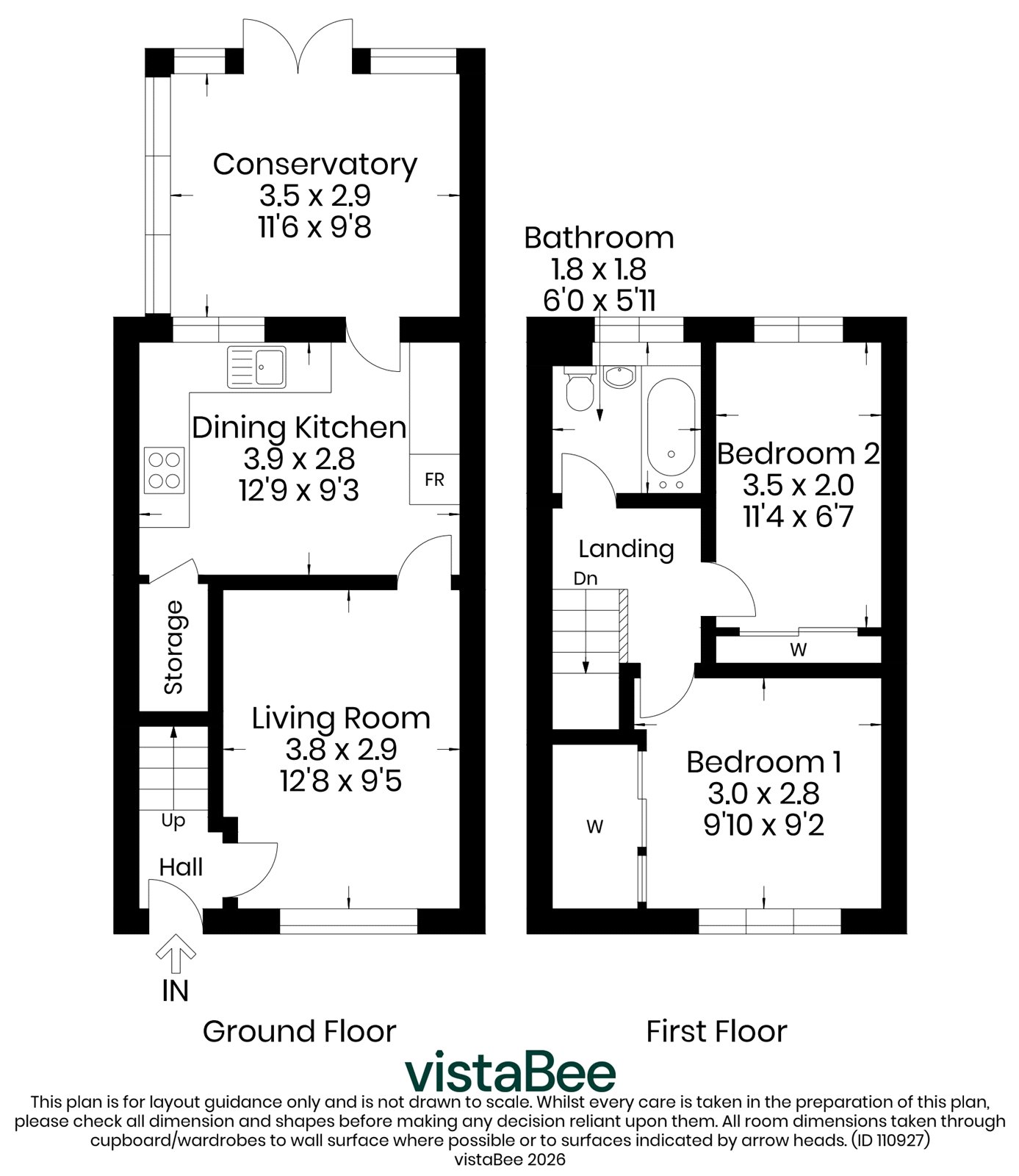118, Mainscroft, Renfrewshire floorplan