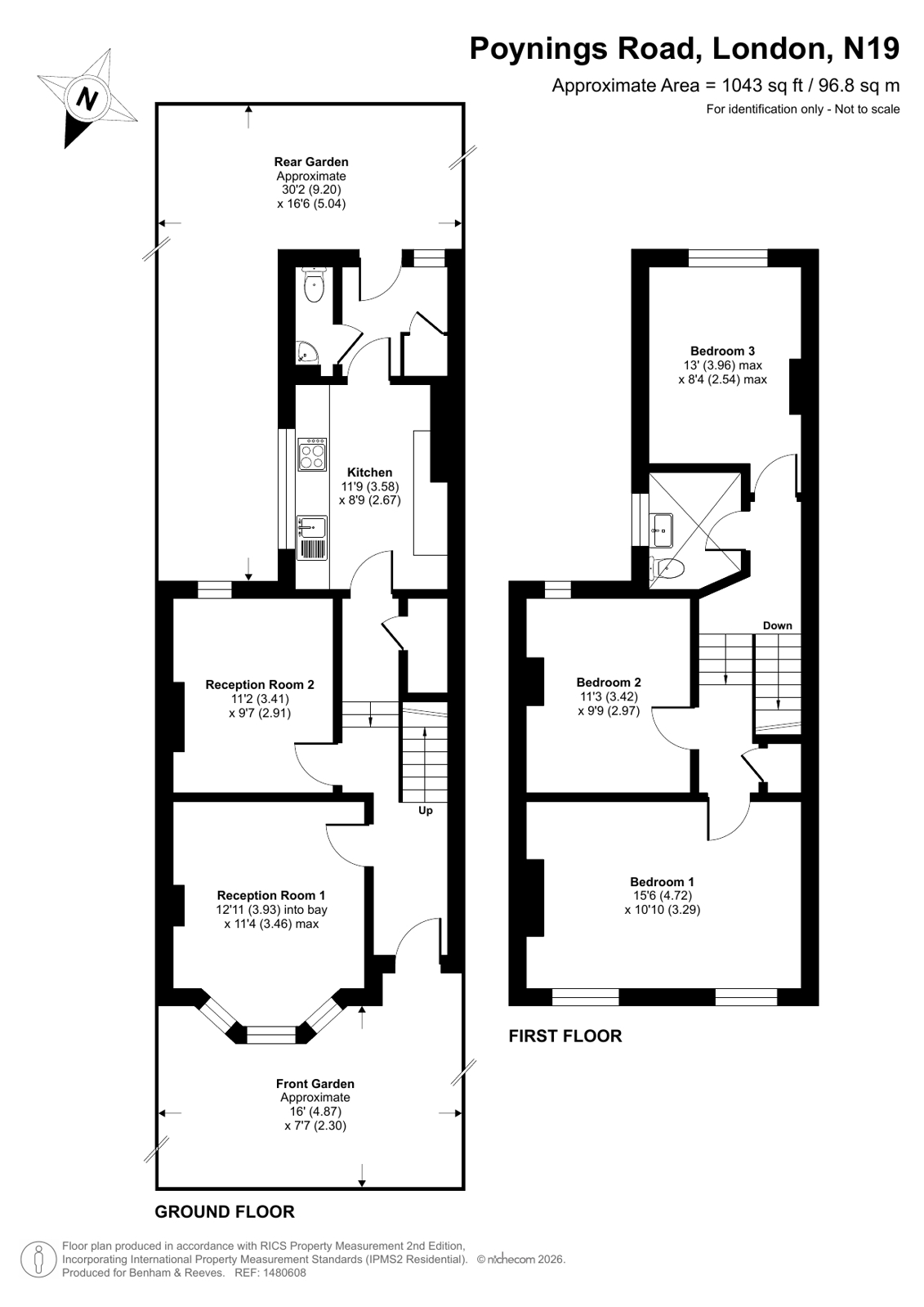 17, Poynings Road, Tufnell Park floorplan