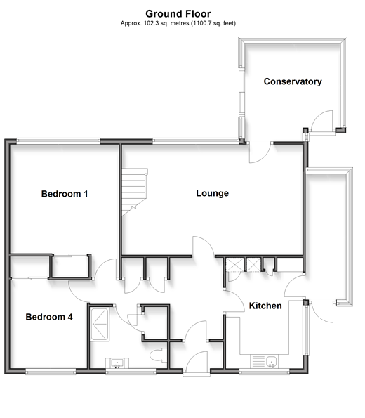 Gills Cliff Road, Ventnor floorplan