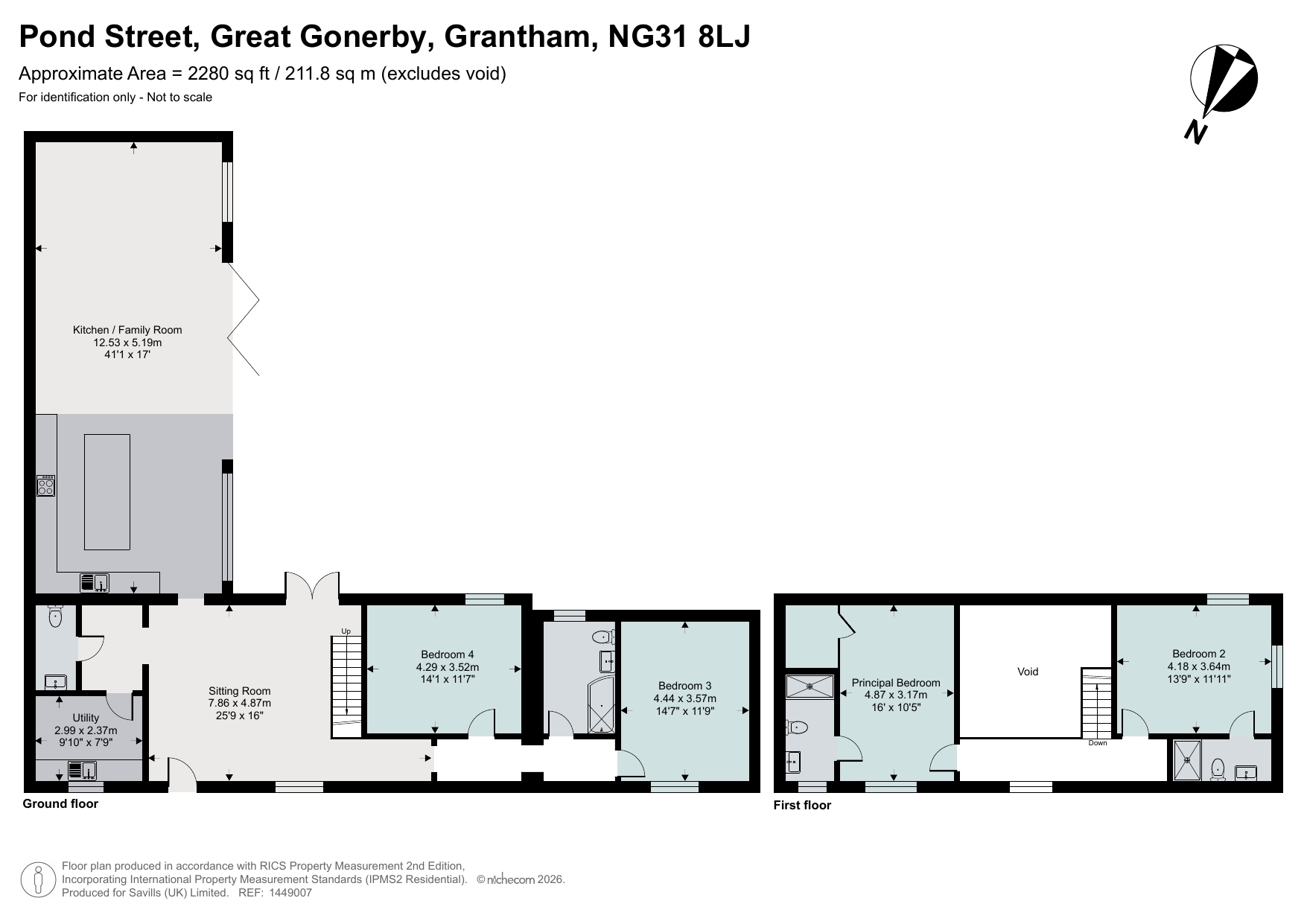 The Old Byre, 25A, Pond Street, Grantham floorplan