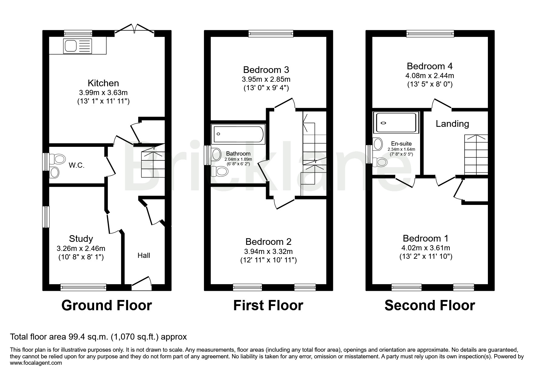 41, Hanafey Way, Northampton floorplan