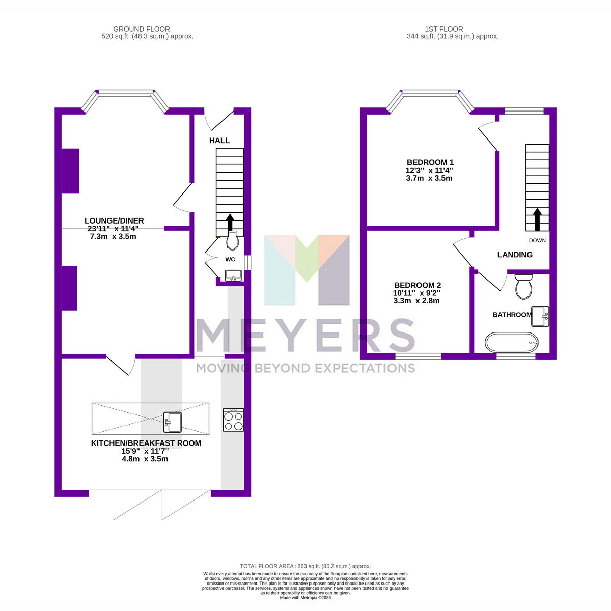 26, Nursery Road, Bournemouth floorplan