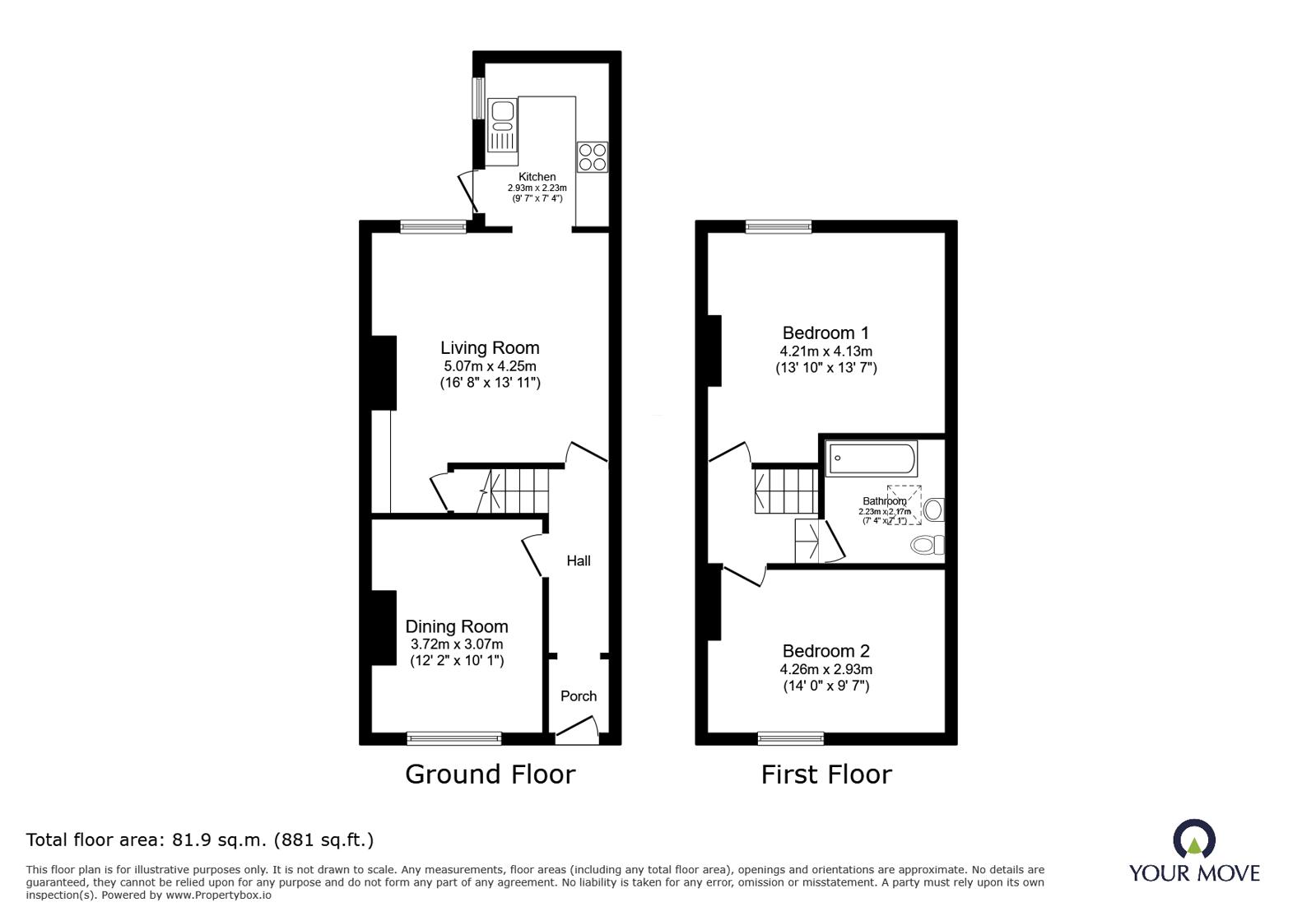 Harwood Street, Lancashire floorplan