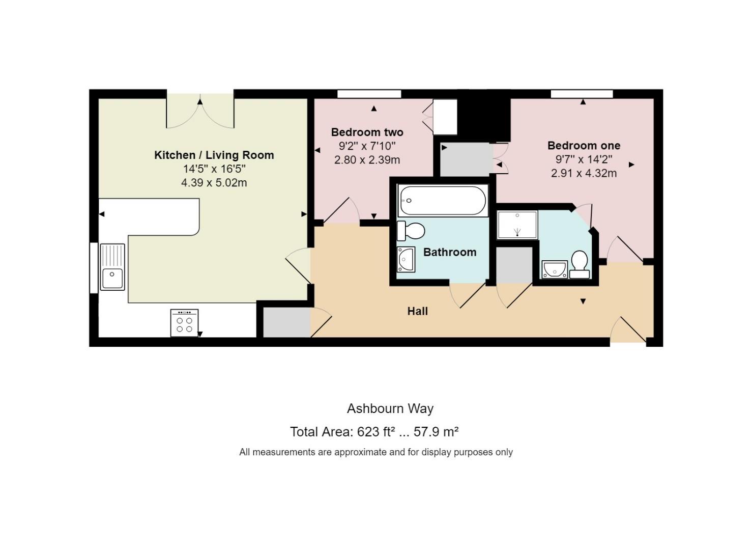 2 Bedrooms Flat for sale in Ashbourn Way, Llanishen, Cardiff CF14
