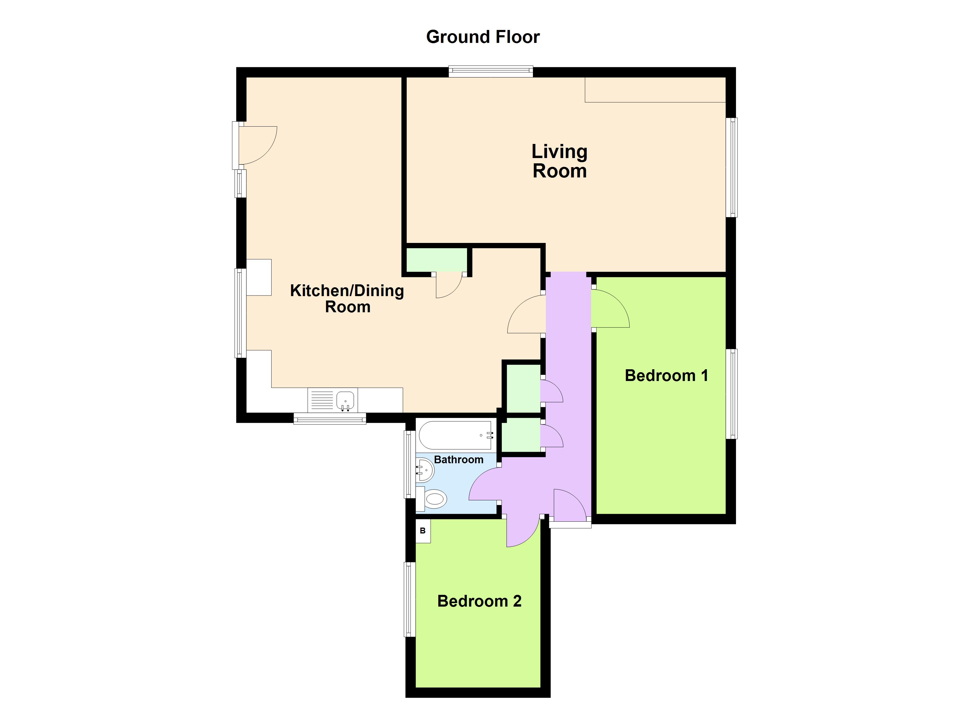 31, Romilly Crescent, Milford Haven floorplan