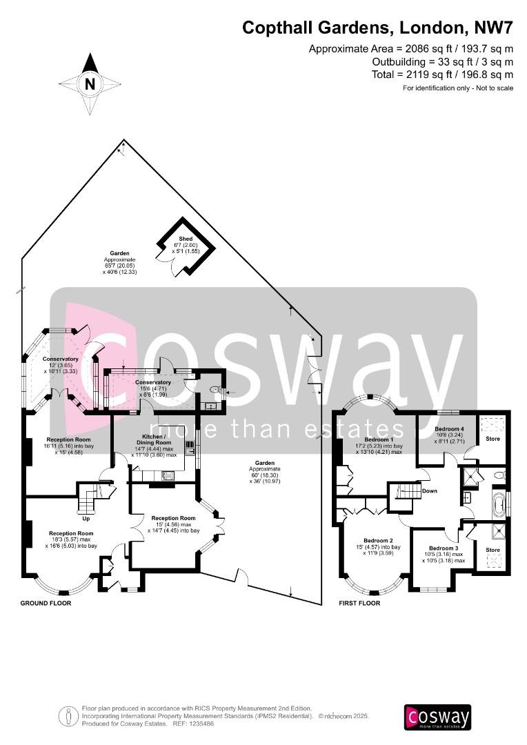 Copthall Gardens, Mill Hill, NW7 floorplan