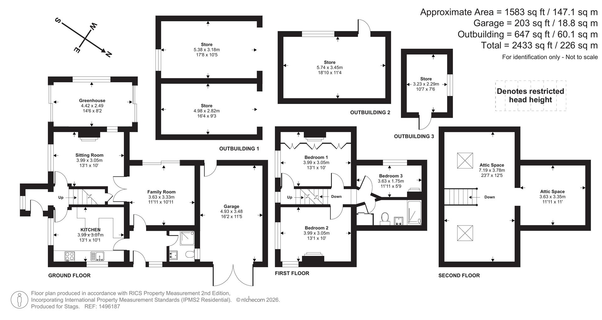 Hillside, Woodhouse Fields, Lyme Regis floorplan