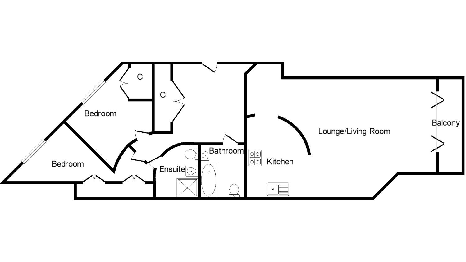 2 Bedrooms Flat for sale in Windsor Esplanade, Cardiff, Caerdydd CF10