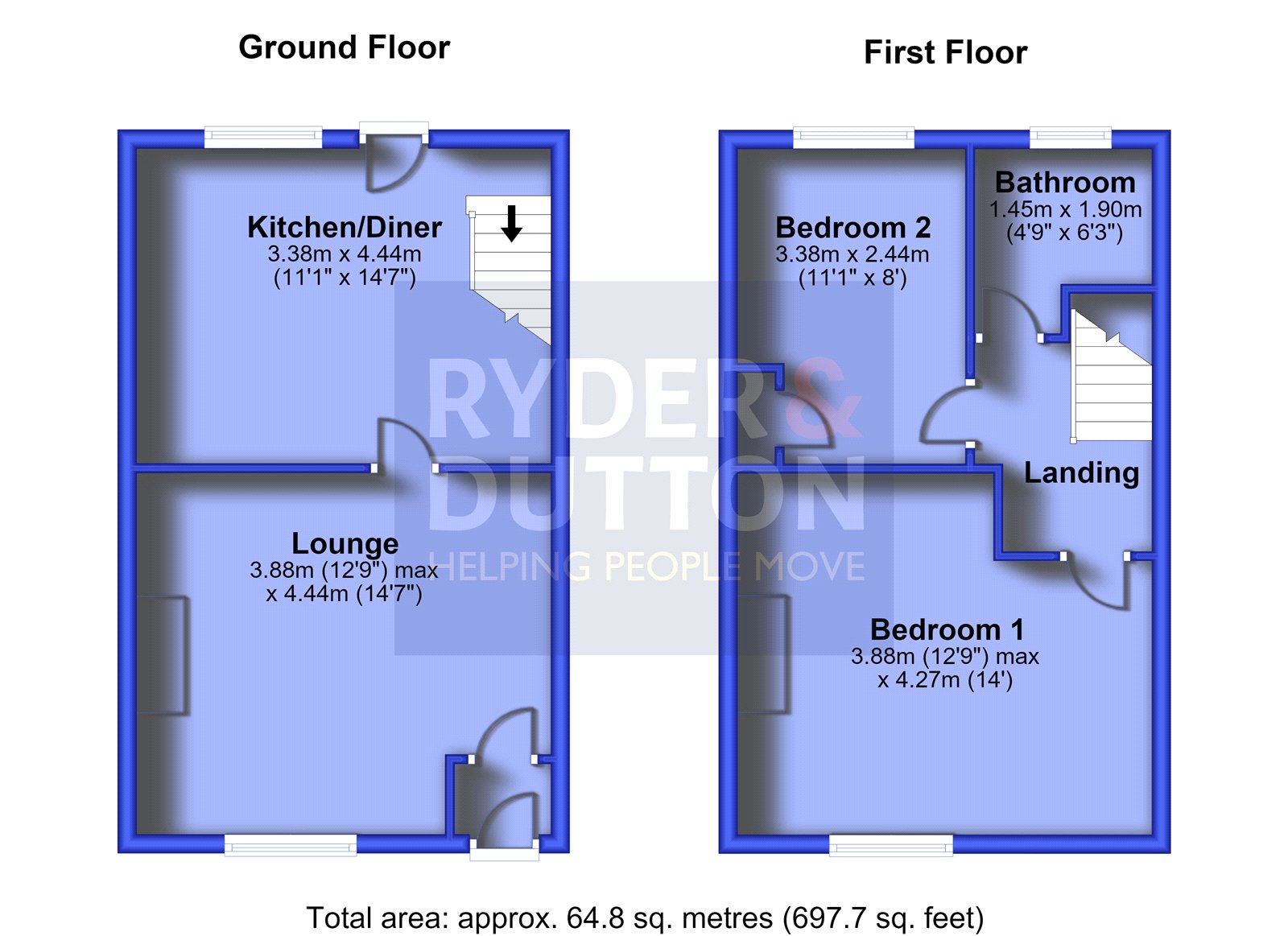 8, Jackson Street, Saddleworth floorplan