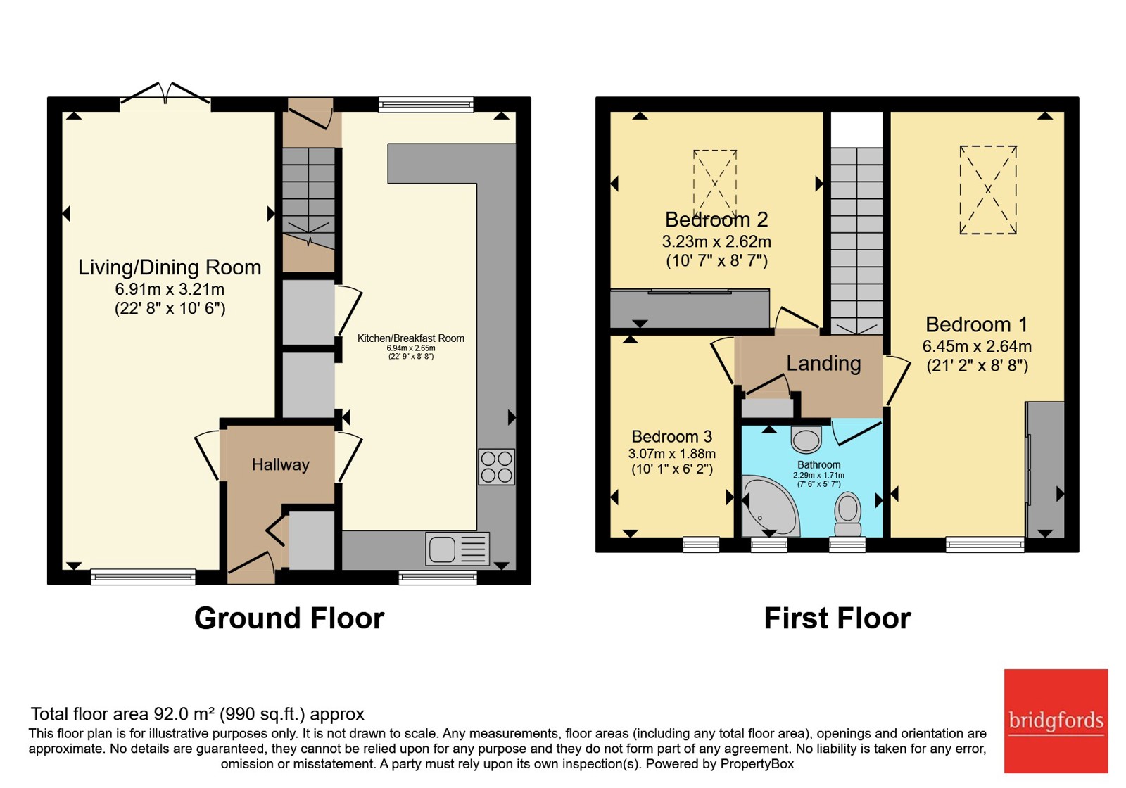 80, Rowland Close, Warrington floorplan
