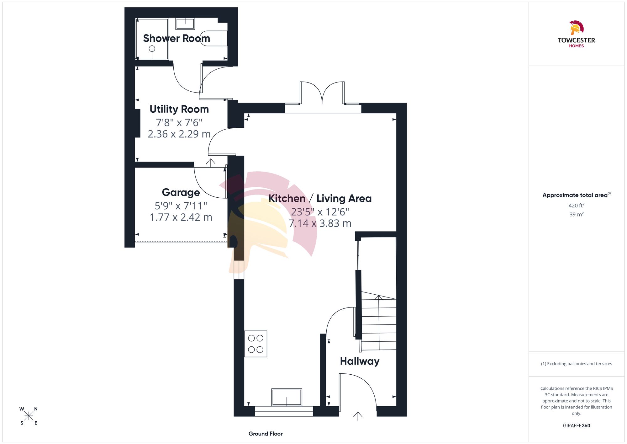11 Docklewell Close, Towcester floorplan