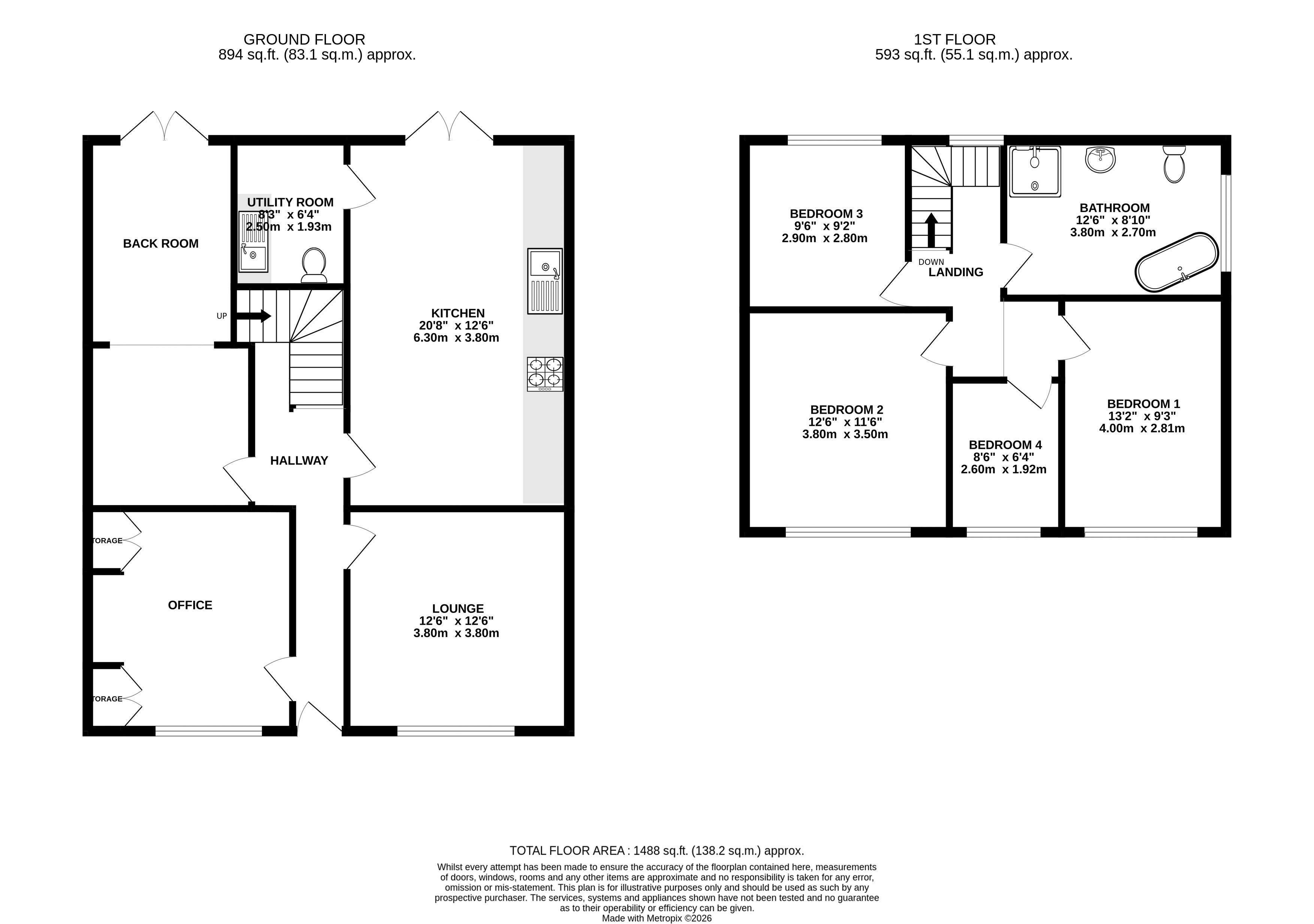 21, Low Cross Street, Scunthorpe floorplan