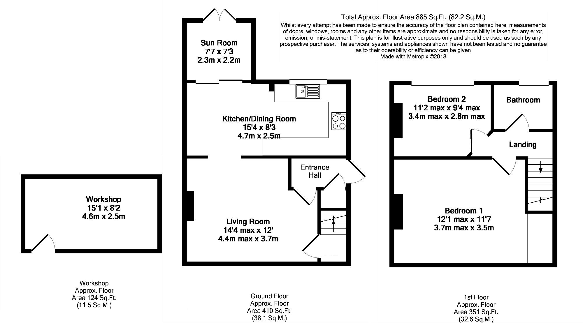 2 Bedrooms Semi-detached house for sale in Sherborne Road, Farnborough GU14