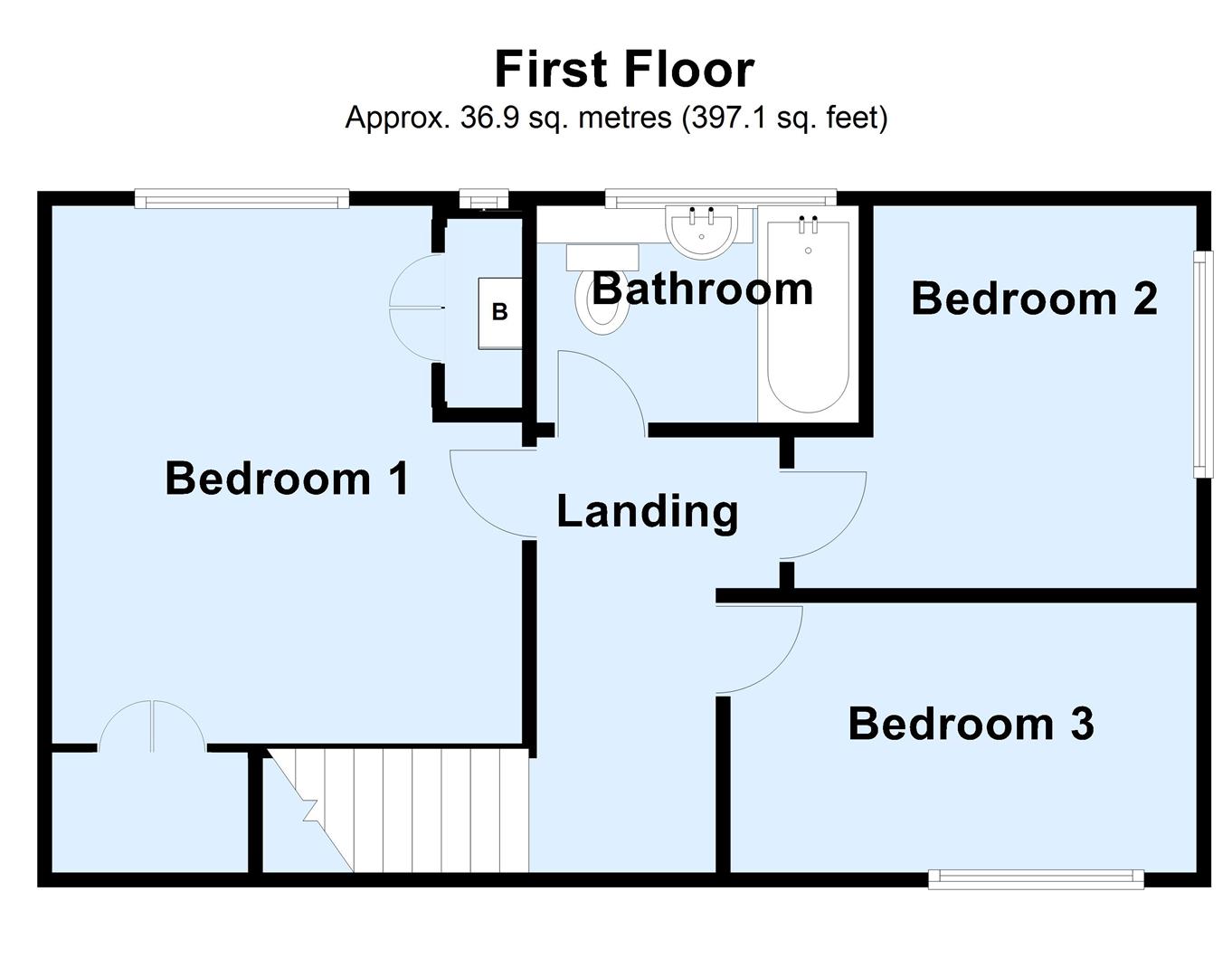 172, Queenshill Avenue, Leeds floorplan