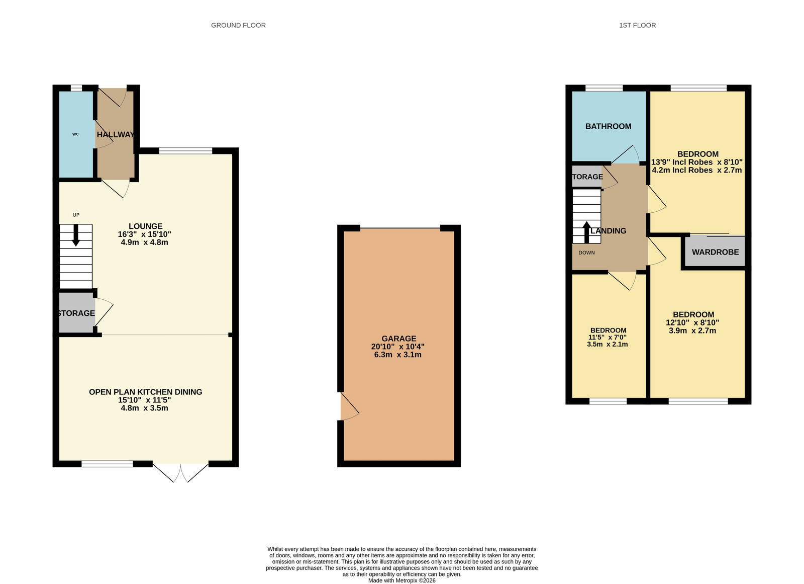 7, Healy Close, Sileby floorplan