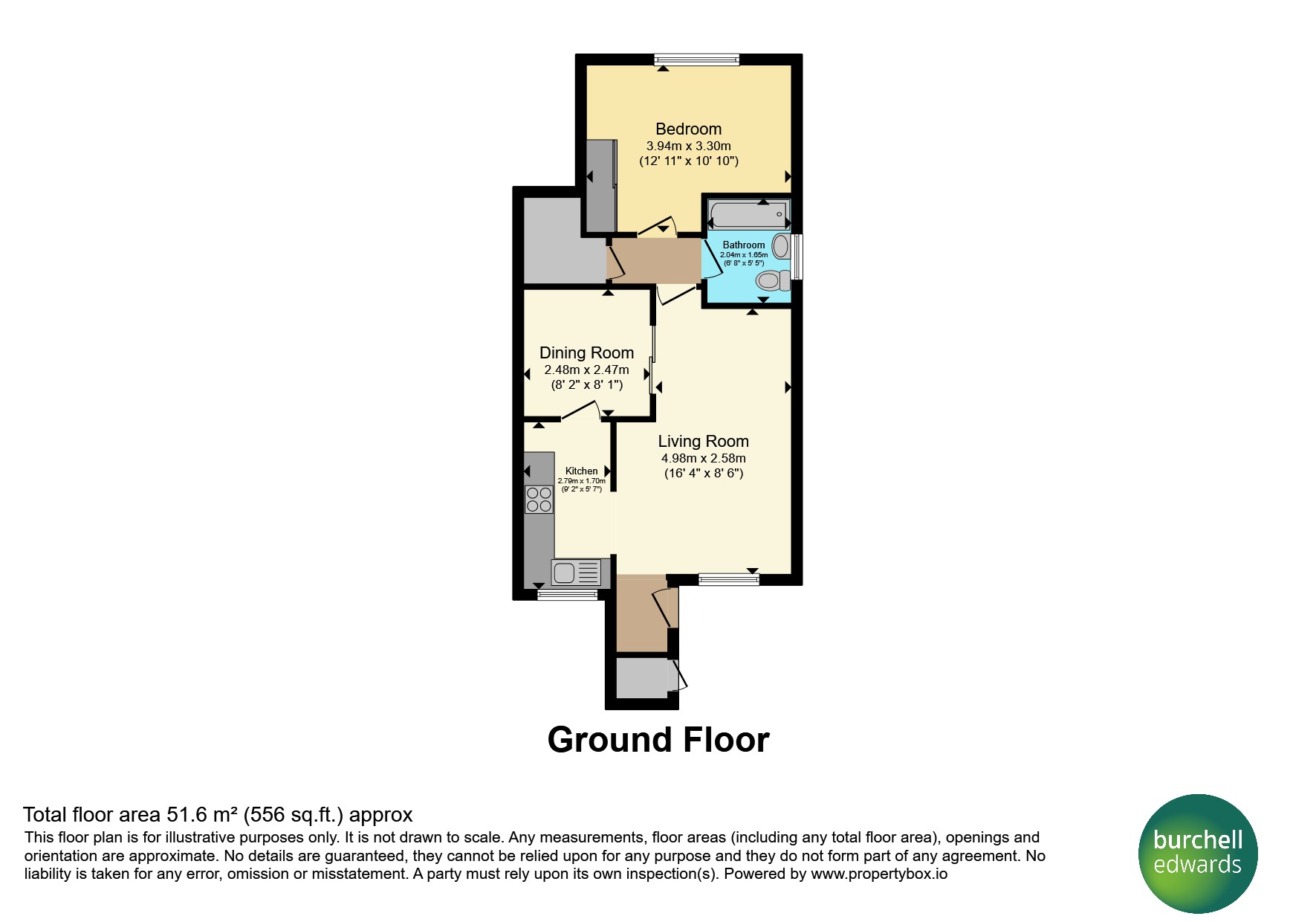 45, Sedgefield Road, Burton-On-Trent floorplan