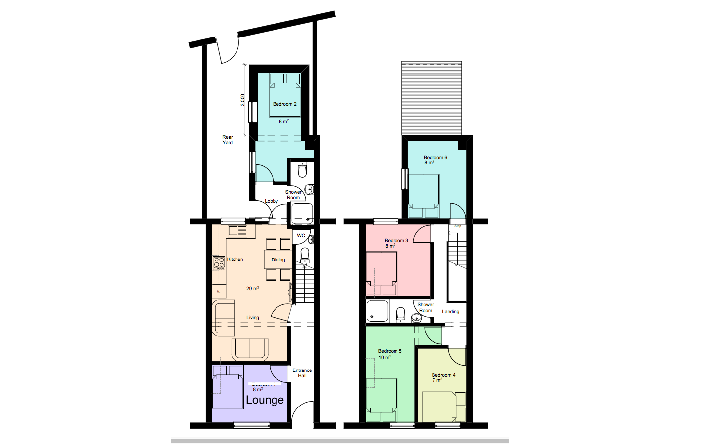 5 Bedrooms Terraced house to rent in Scarsdale Street, Salford M6