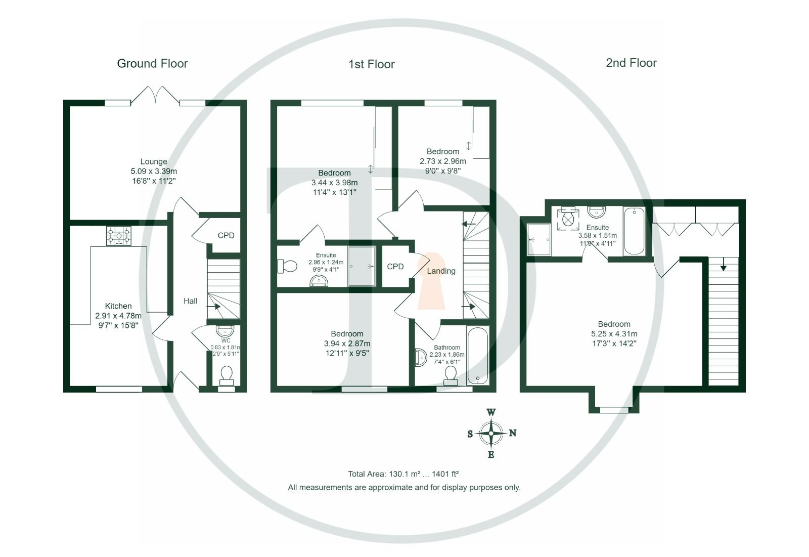 4, Gilder Way, Little Sutton floorplan
