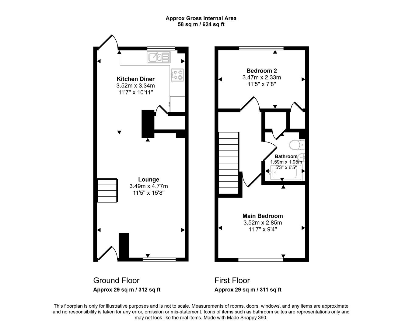 6, Greystoke Drive, Ruislip floorplan