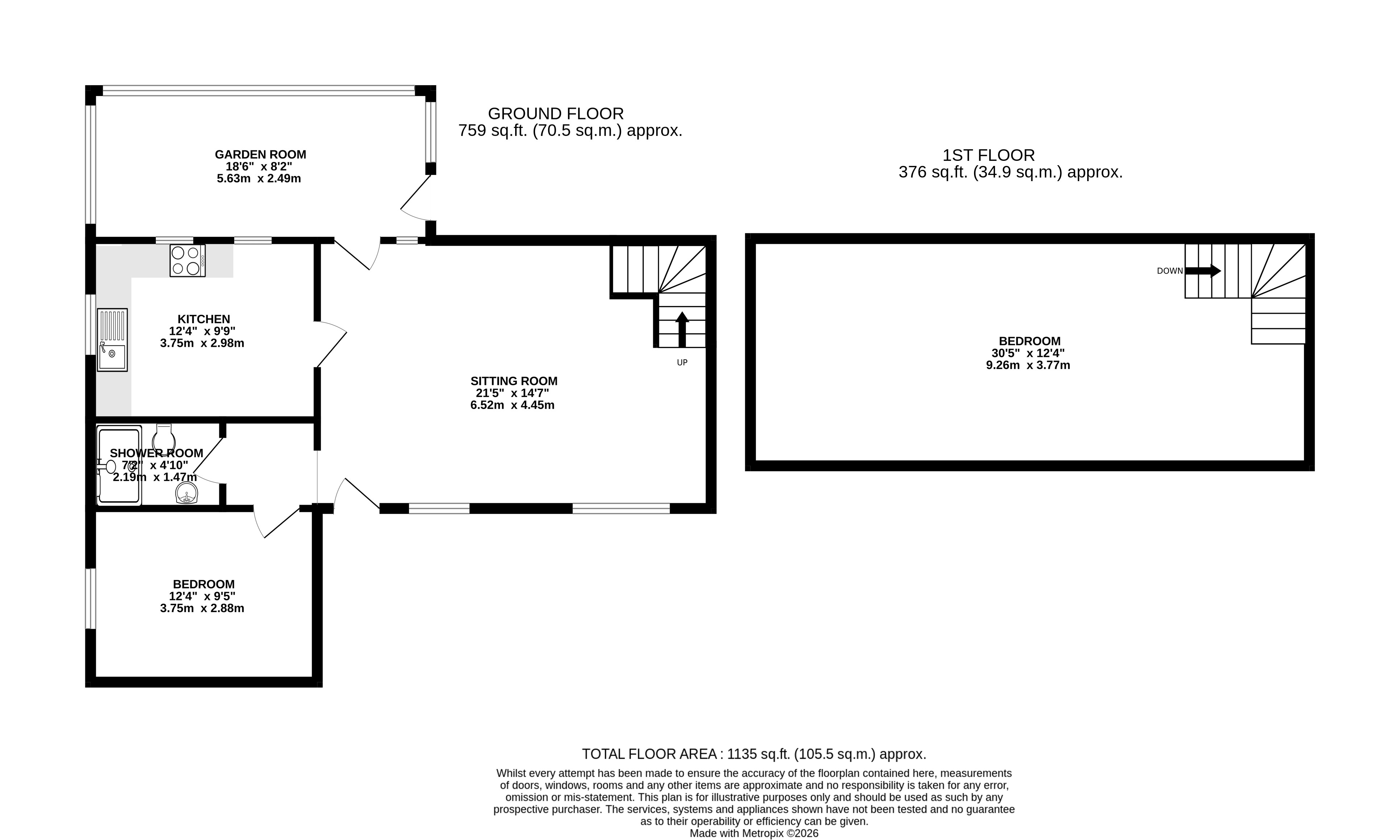 Badslake,, Little Torrington, Devon floorplan