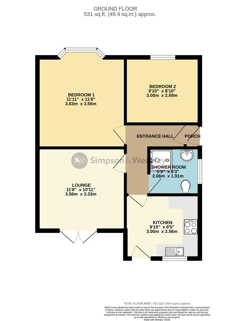 75, St. Margarets Avenue, Rushden floorplan