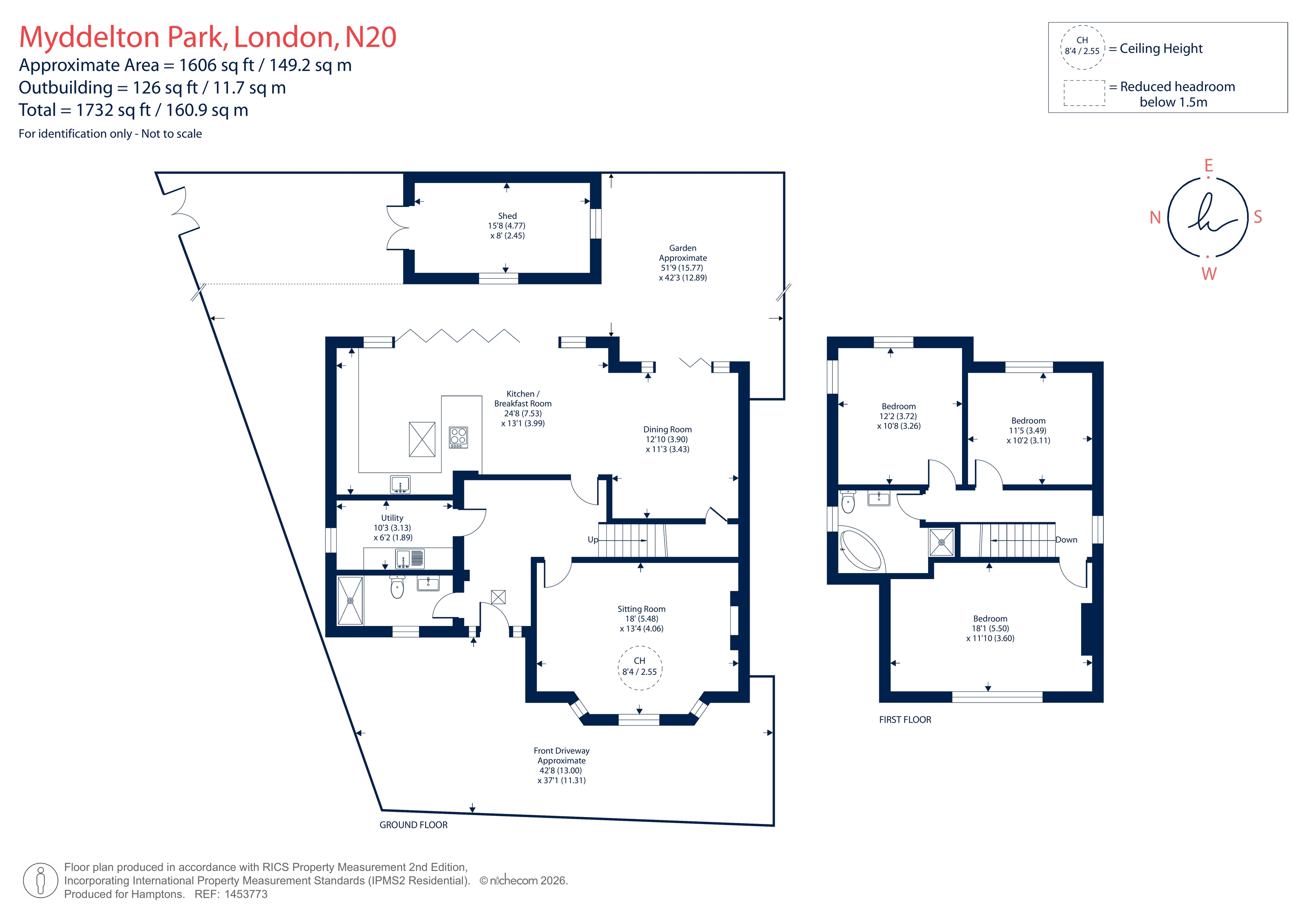 49, Myddelton Park, Whetstone floorplan