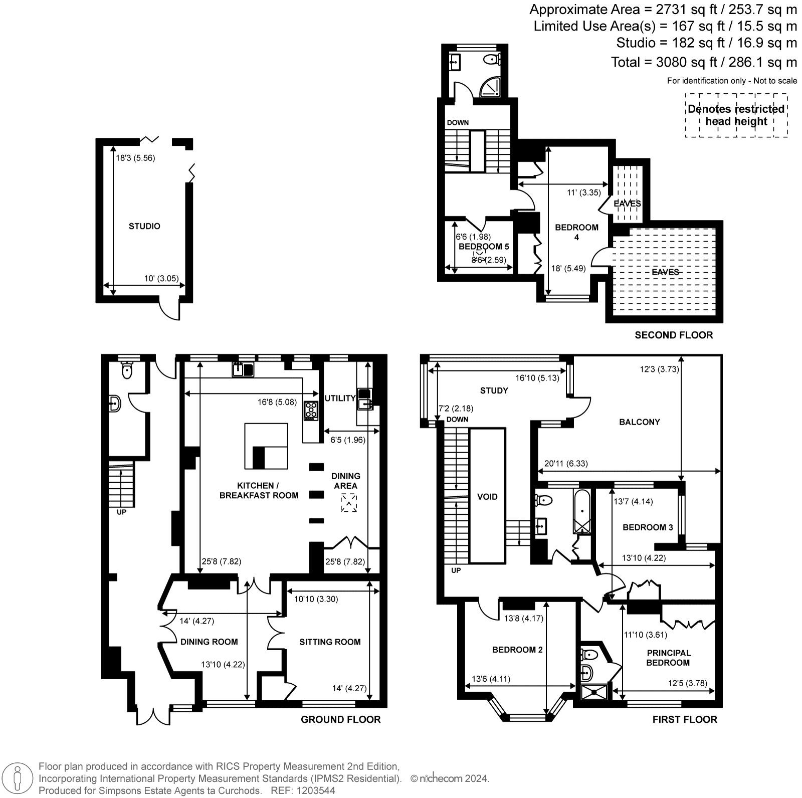 South Lodge,, Mayfield Road, Weybridge floorplan