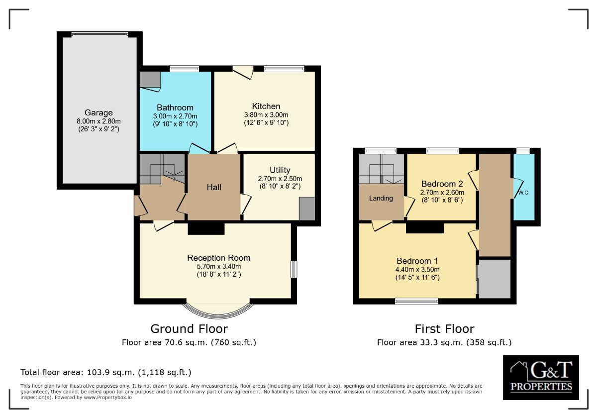 98 Bowling Green Road, Dudley floorplan