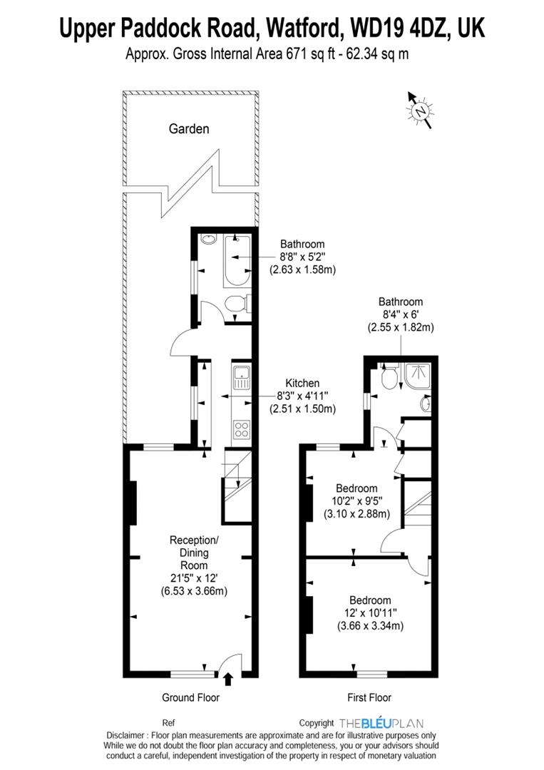 2 Bedrooms Cottage for sale in Upper Paddock Road, Watford WD19