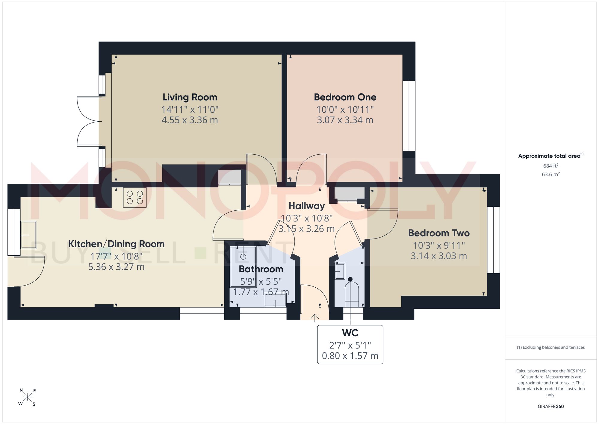 65 Borras Park Road, Wrexham floorplan